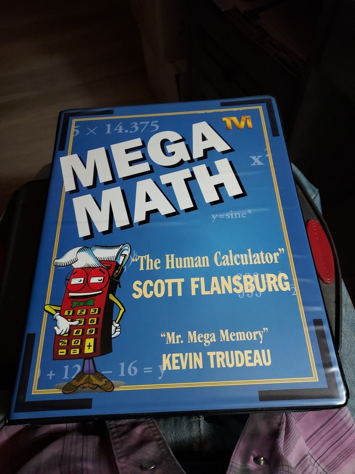 MEGA MATH 4 Cassette Tape VHS Video Workbook Set SCOTT FLANSBURG Kevin Trudeau