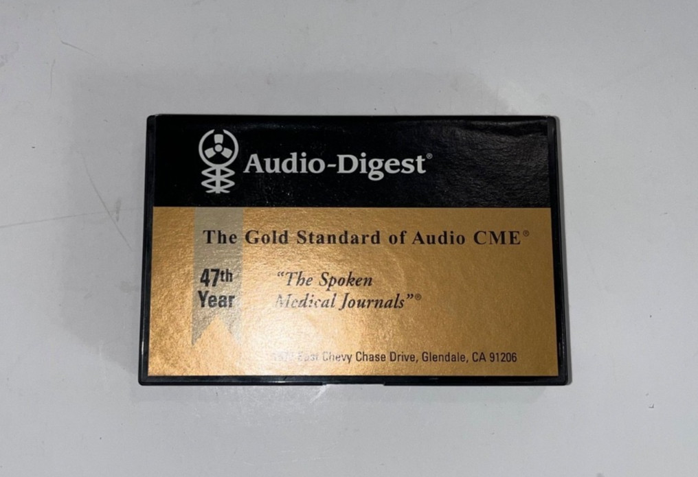 LOT 24 CME Physician Audio Digest Emergency Medicine Cassette Volume 16 1999 VTG