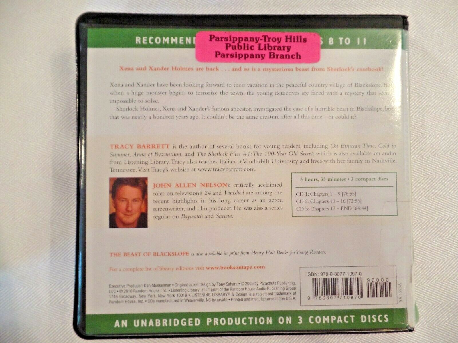 Lot 6 JUVENILE CD Audiobooks by Kline Klise Park Funke Barrett ForassenEhrlin