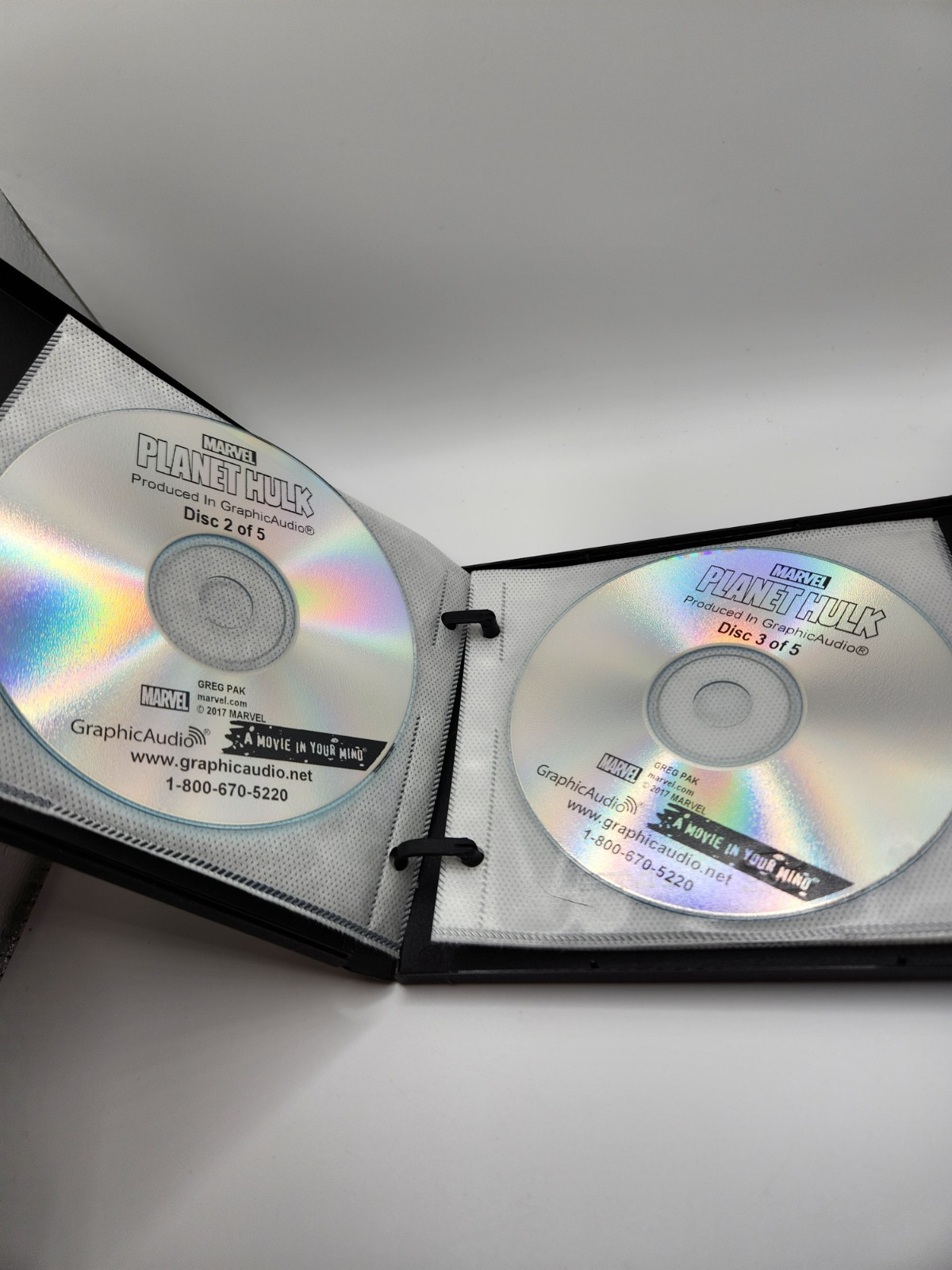 Marvel Comic GraphicAudio Planet Hulk — Greg Pak — 5 CD’s 6 hrs