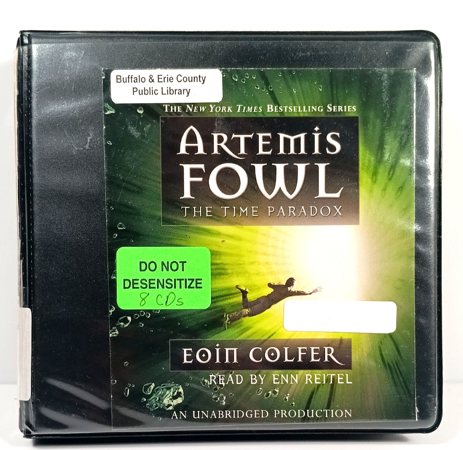 Artemis Fowl The Time Paradox by Eoin Colfer 2008 Unabridged Audio CD