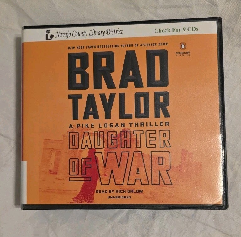 Penguin Random AUDIO Daughter Of War By Brad Taylor 9 CD’s Read By Rich Orlow