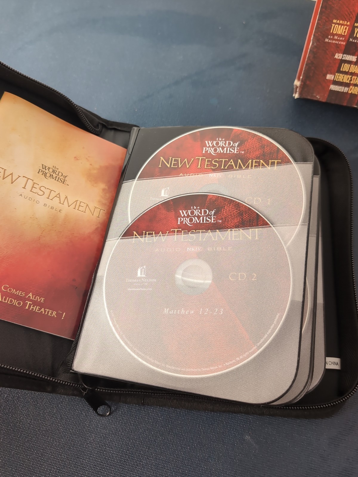 New Testament NKJV Audio Bible The Word of Promise (20 CD + 1 DVD) Set Zip Case