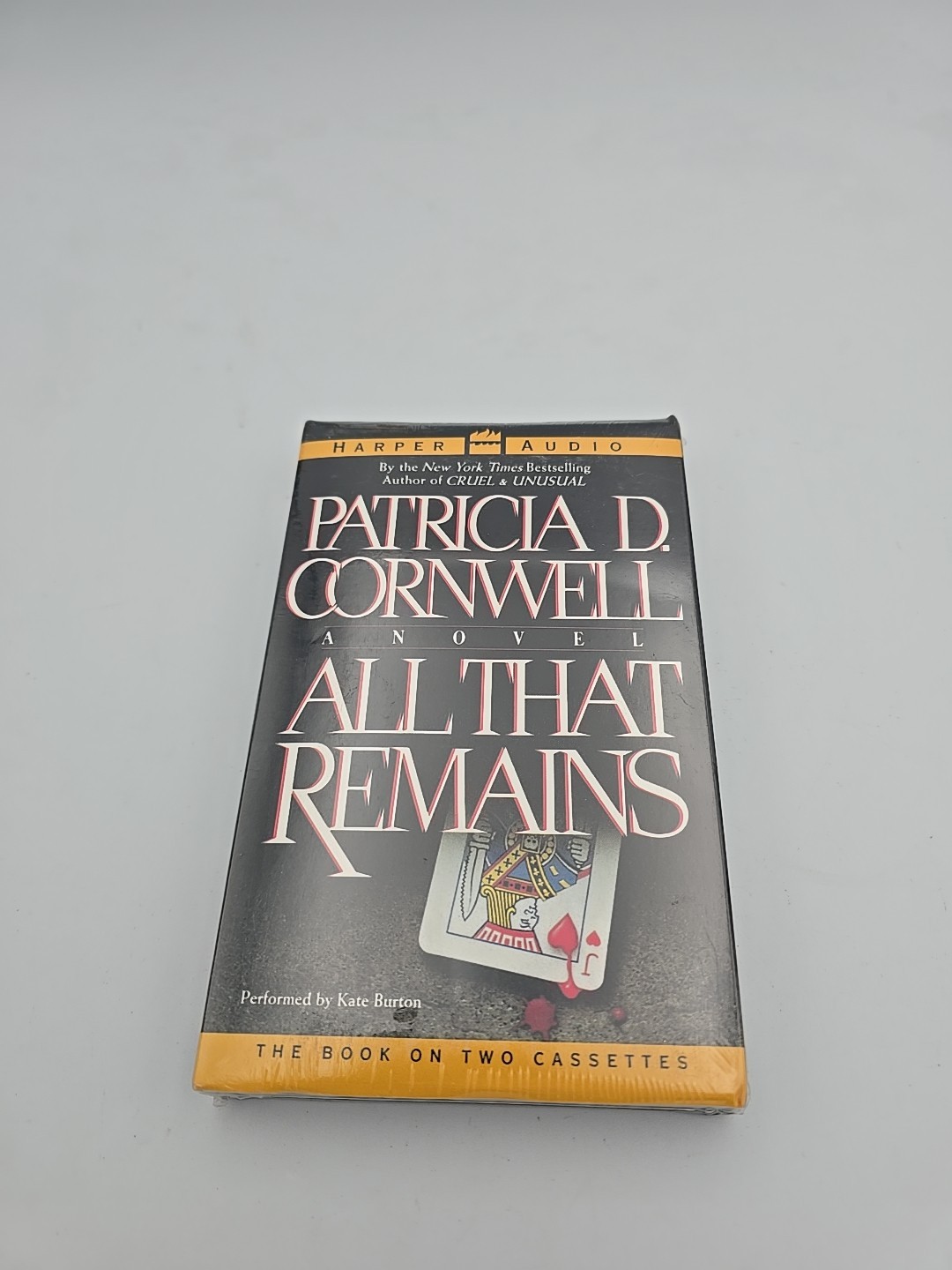 All That Remains by Patricia Cornwell 1994, Audio Cassette, Abridged New Sealed