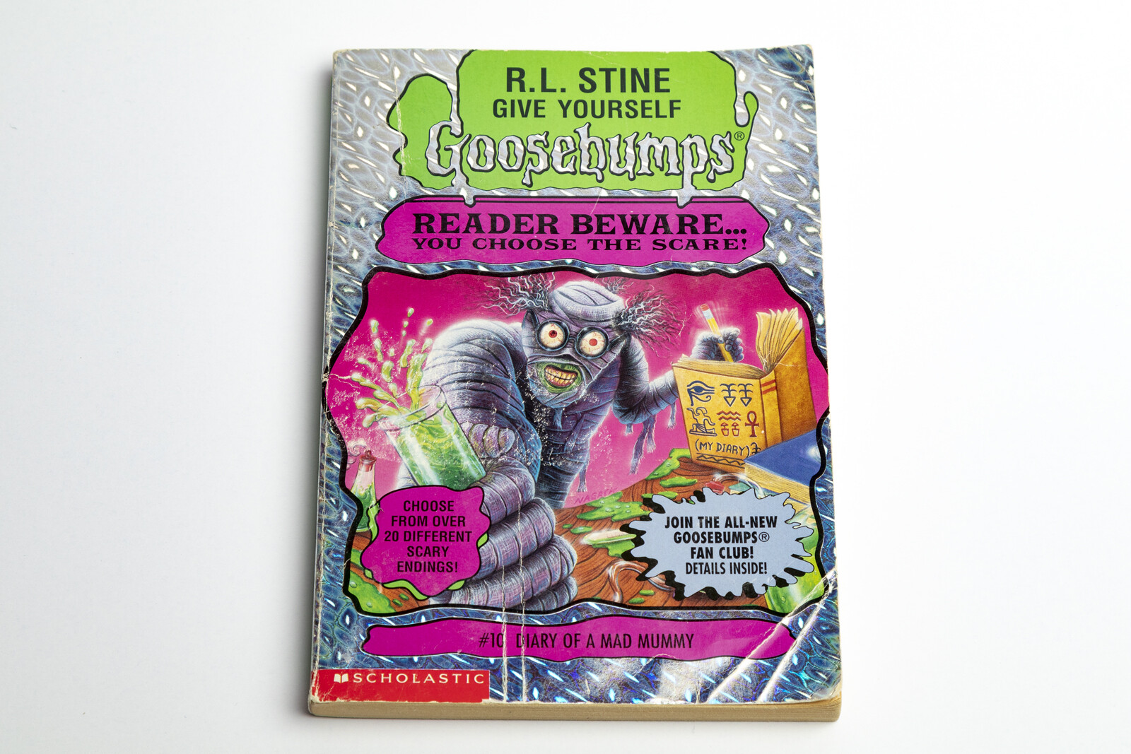 Vintage R.L. Stine Give Yourself Goosebumps #10 Diary of a Mad Mummy (1996)
