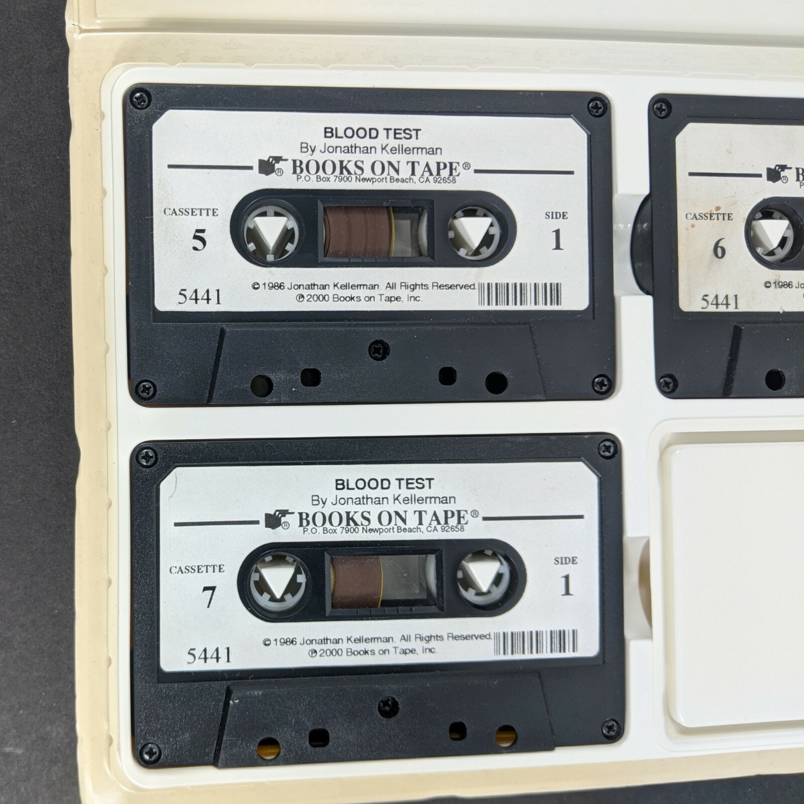 Blood Test Unabridged Audiobook by Jonathan Kellerman on Cassette Tape