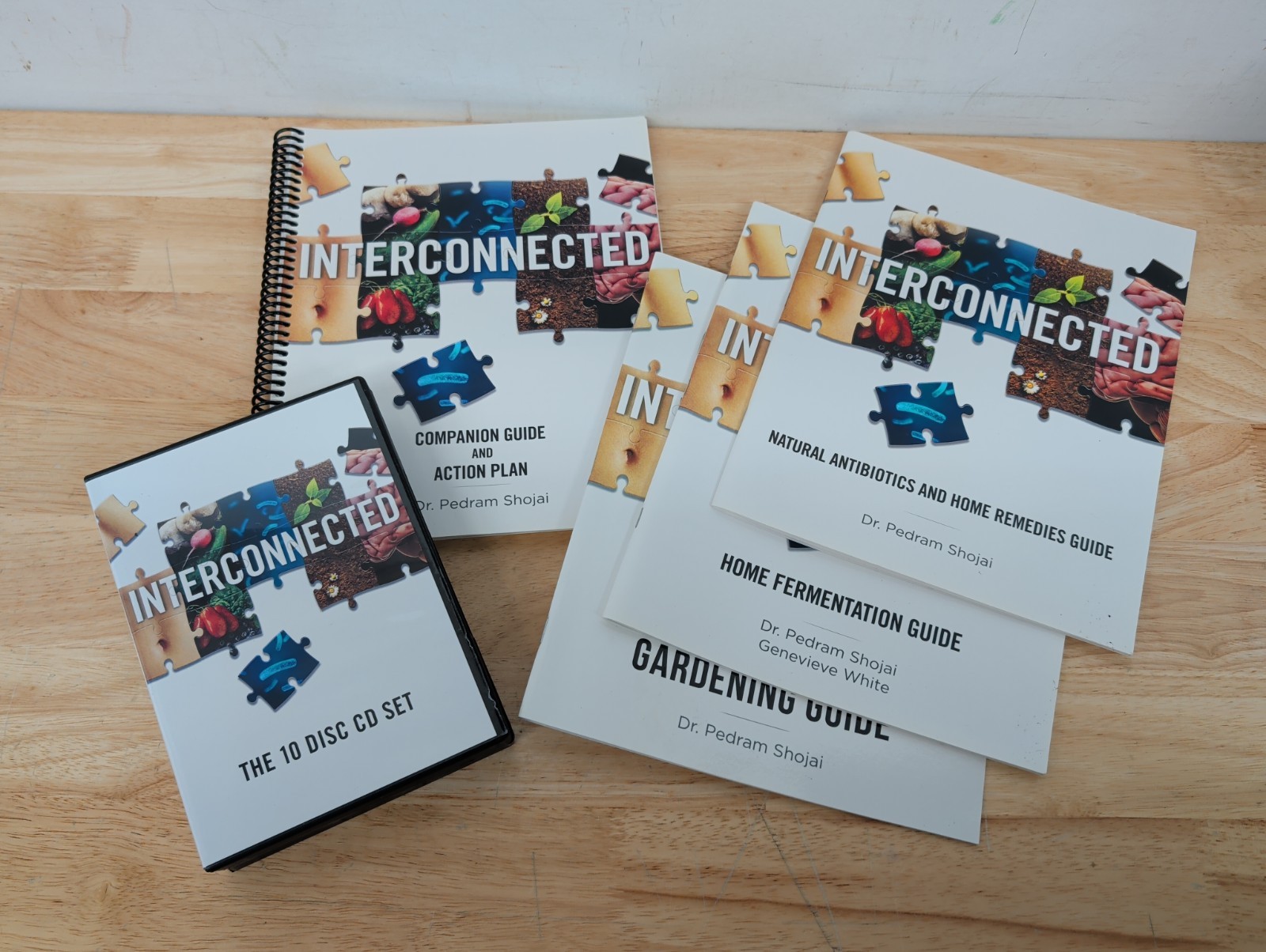 Interconnected 10 Disc CD Set Companion Guide Action Plan Gardening Home Guides