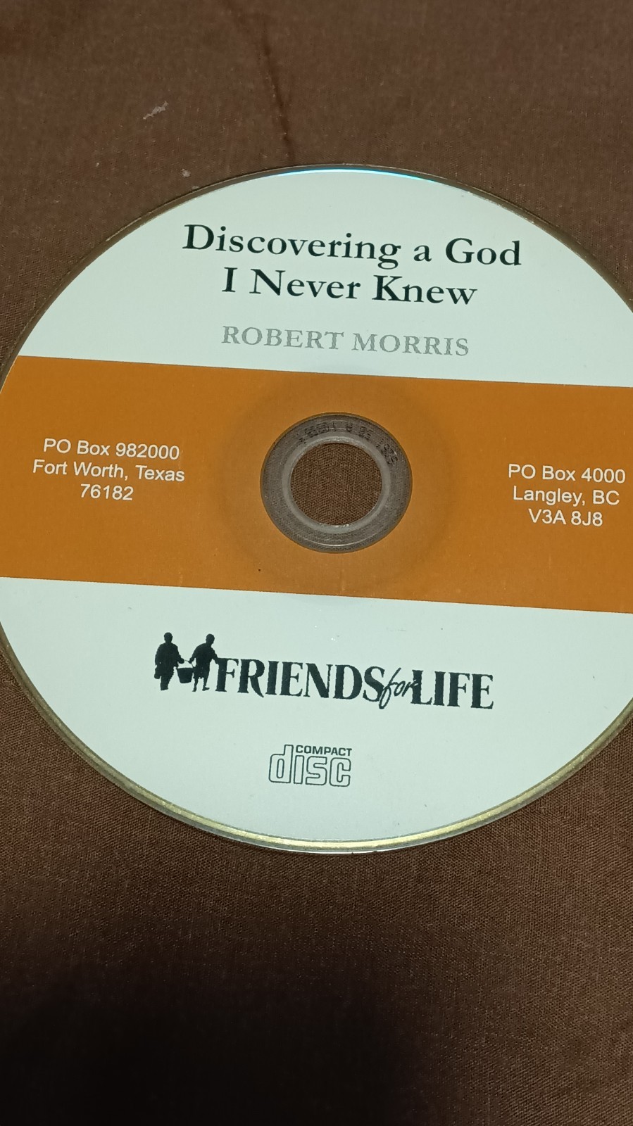 Robert Morris Audio Cd