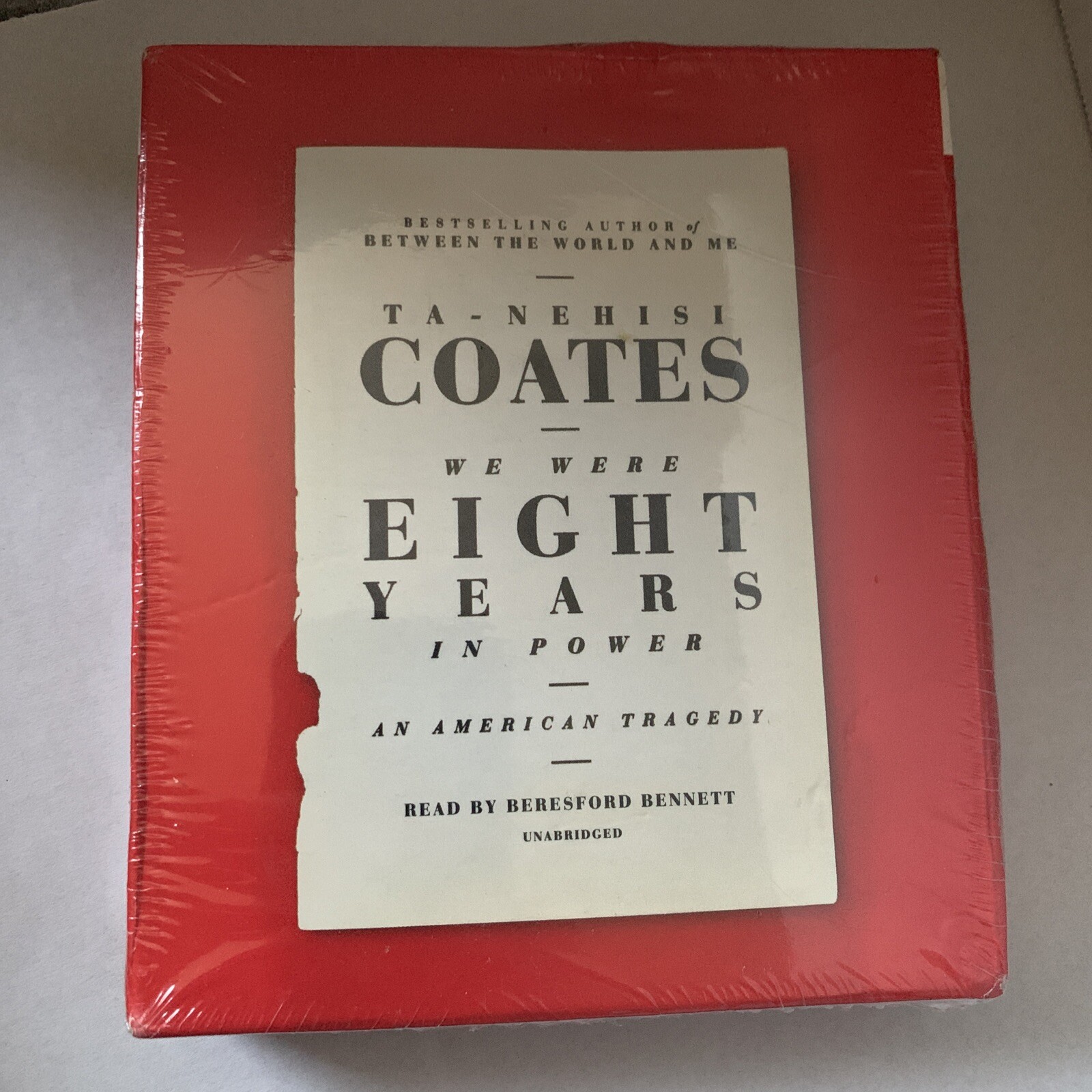 COATES We Were Eight Years in Power Ta-Nehisi Coates Audiobook CD New