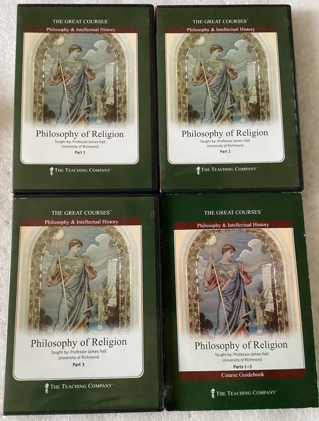The Great Courses: Philosophy of Religion/James Hall/18 CDS + GUIDE/VERY GOOD