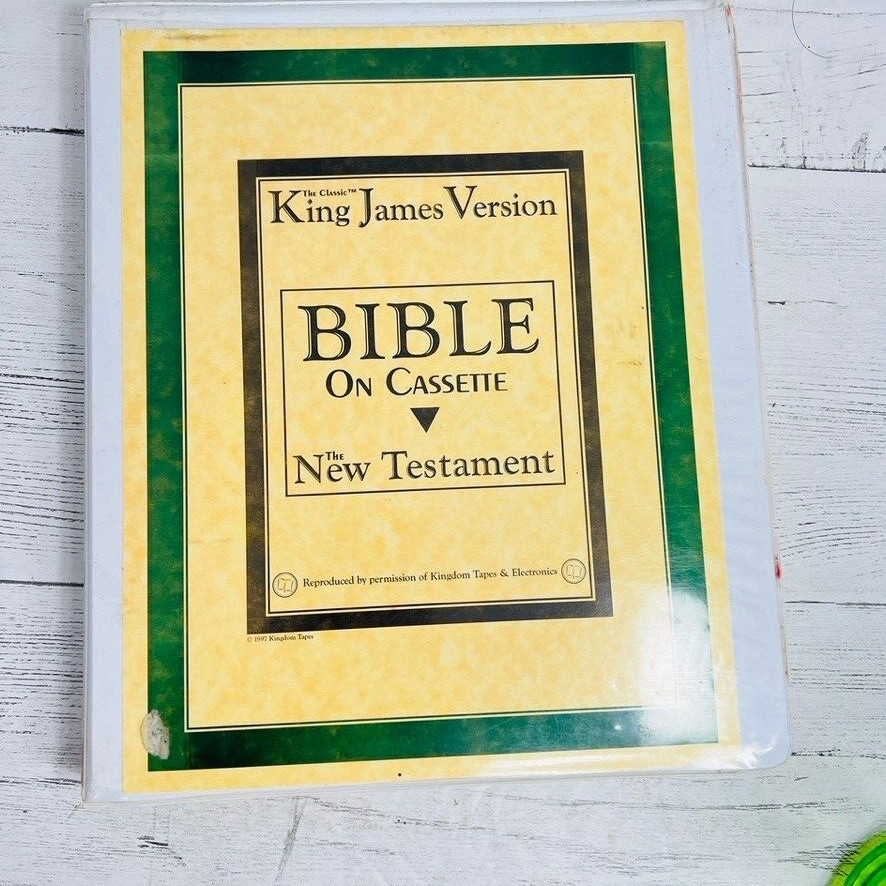 King James Version Bible On 16 Cassette New Testament Spoken Word King