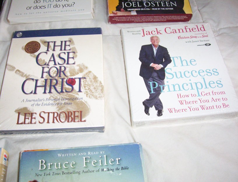 Lot of 15 Audio CD NONFICTION: Inspiration, Faith, Religion/History