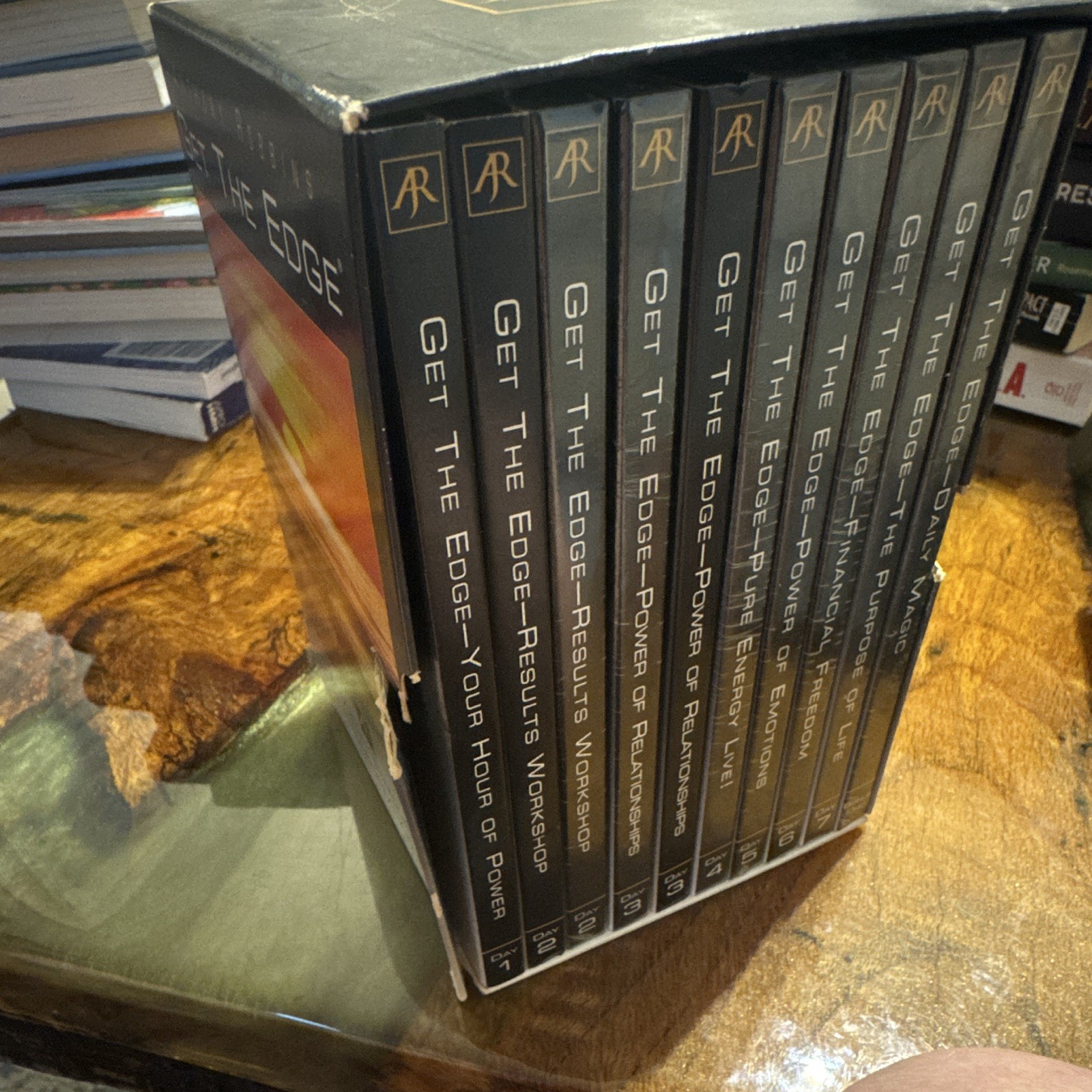 Anthony Robbins Get The Edge 7-Day Program Audiobook 10 Audio CDs Box Set