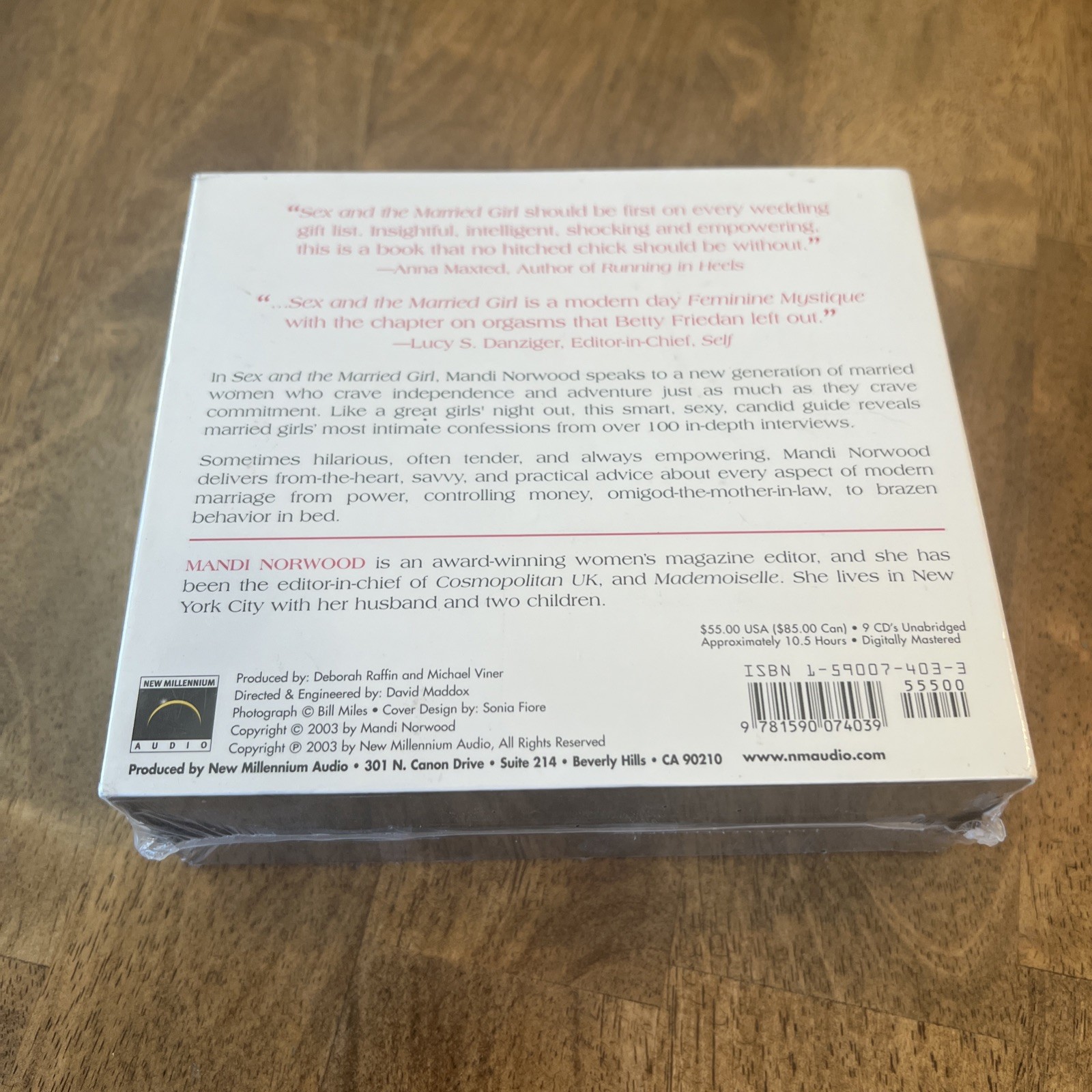 SEX & THE MARRIED GIRL — RARE UNABRIDGED AUDIOBOOK CD SET — NEW SEALED