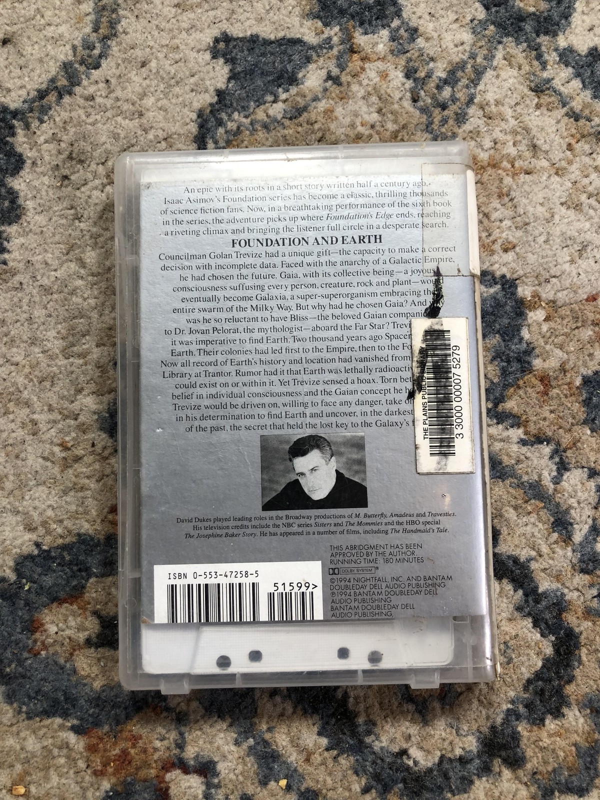 Vintage Foundation And Earth Audio Cassette Isaac Asimov 2 Tapes BDD Sci Fi