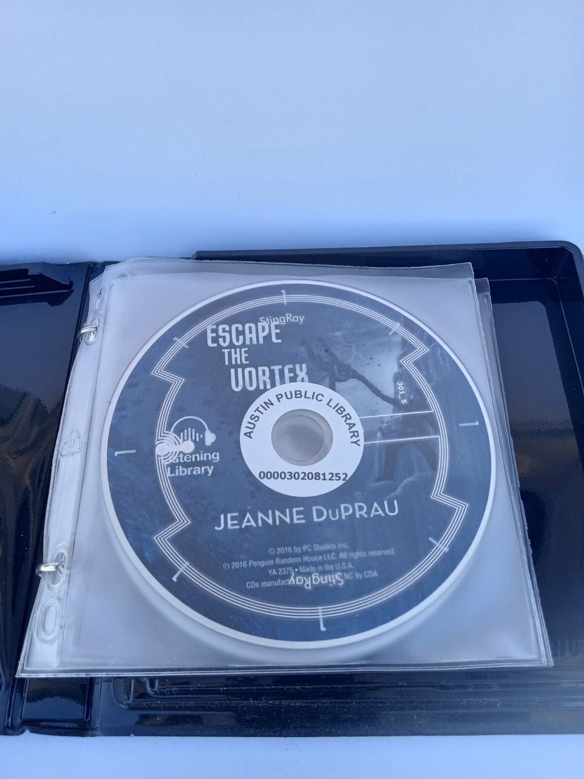 Voyager Ser.: Escape the Vortex Jeanne DuPrau 2016 CD Penguin Random House