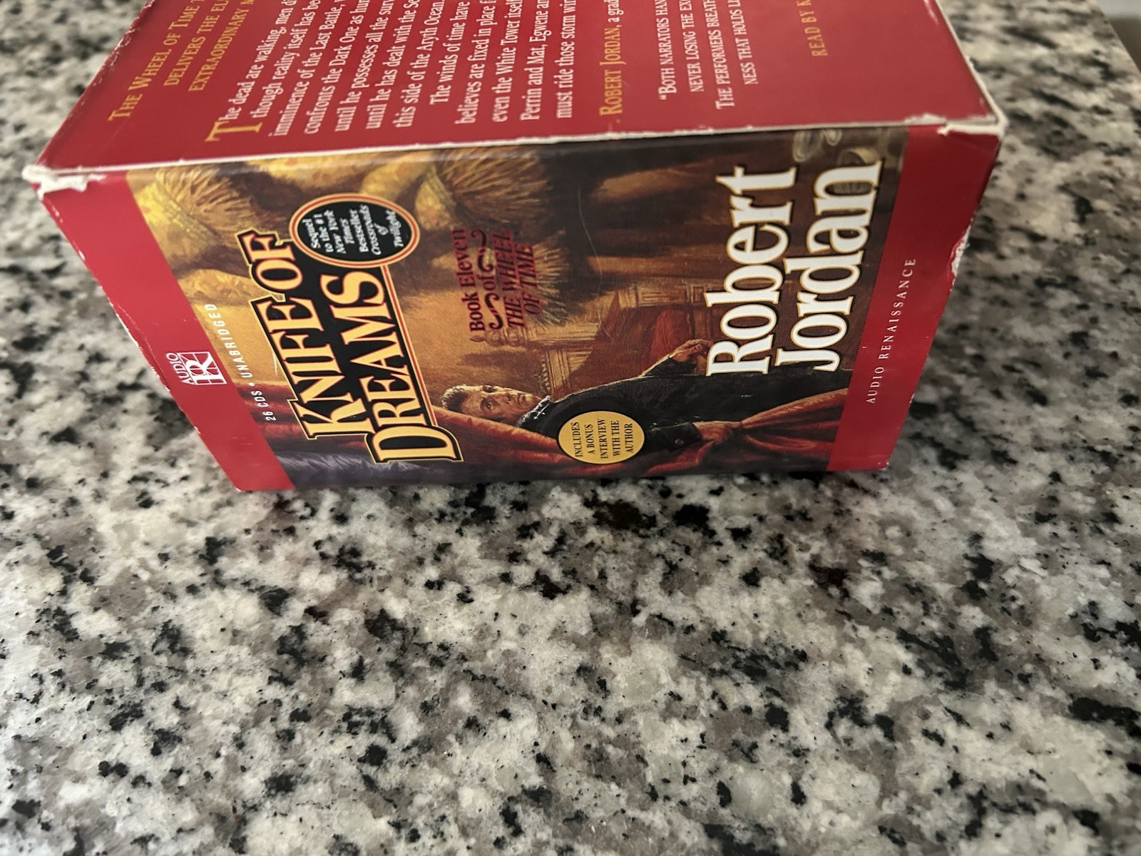 AUDIOBOOK Knife of Dreams ~ Wheel of Time Series Book 11 Robert Jordan CD —