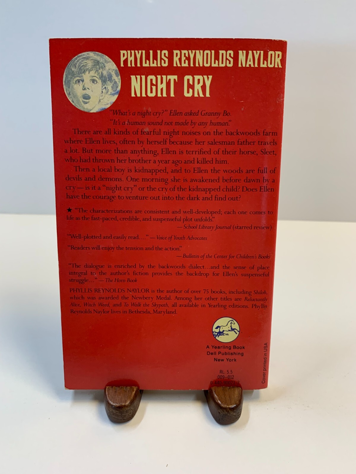 Night Cry by Phyllis Reynolds Naylor (1993, Digest Paperback)