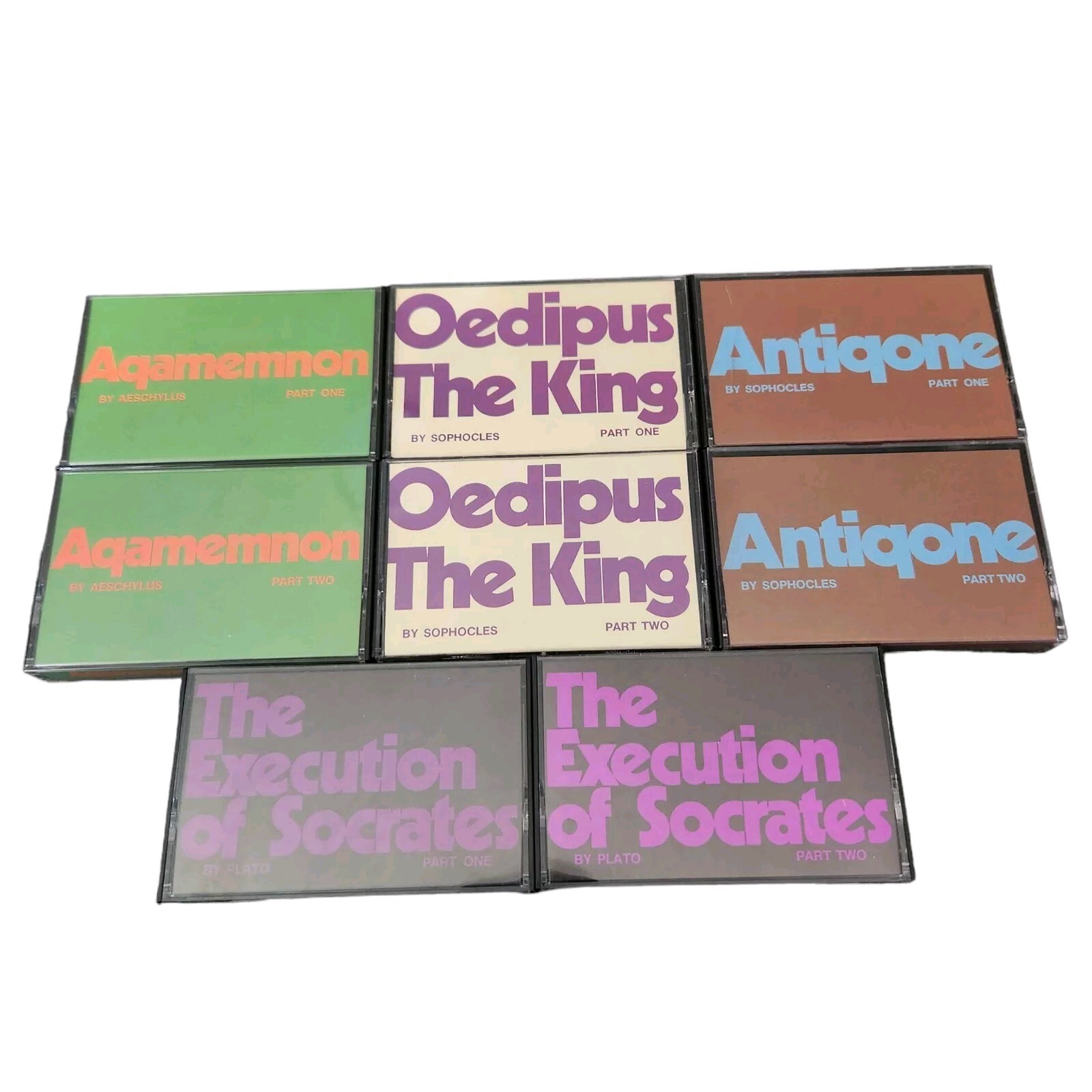 Jabberwocky The Execution of Socrates Antiqone Oedipus The King Aqamemnon Books