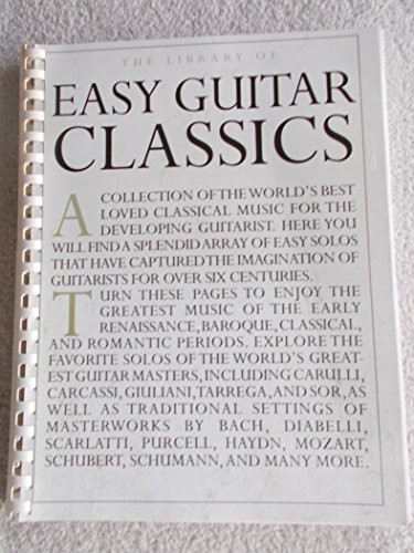 Library of Easy Guitar Classics (Library of Series) Undefined Book The Fast Free