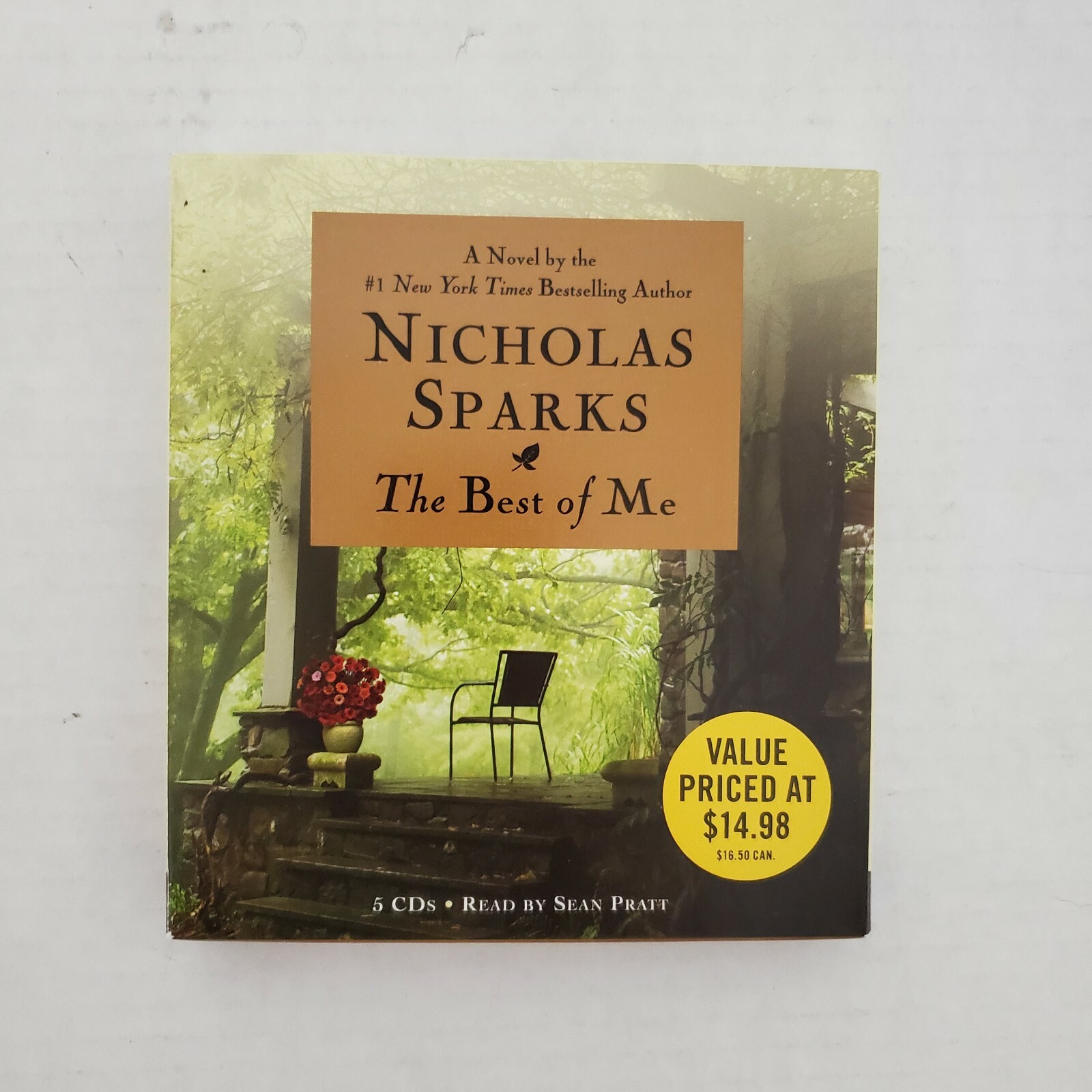 Nicholas Sparks The Best of Me Audiobook 5 CD Set Read by Sean Pratt Hachette