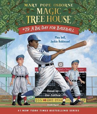 A Big Day for Baseball (Magic Tree House (R)) — Audio CD — GOOD