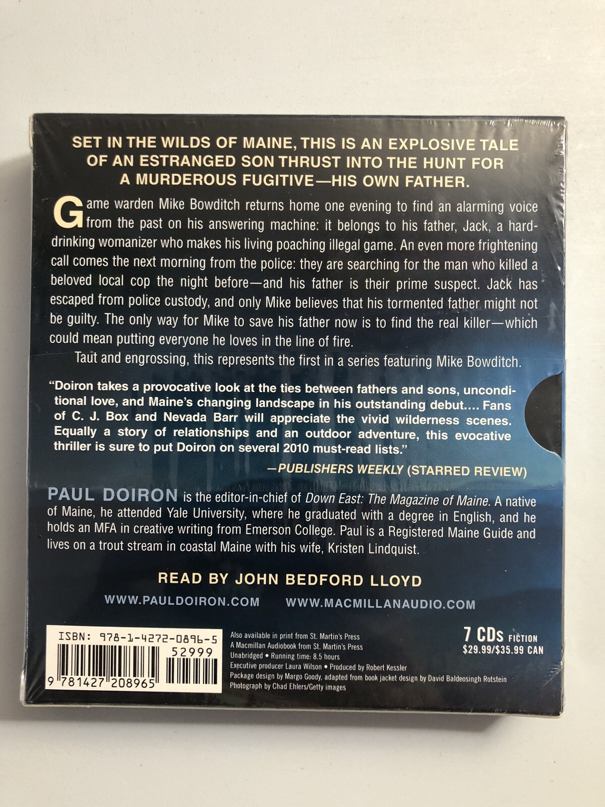 The Poacher’s Son by Paul Doiron (2010, 7 CD Set) Read by John Bedford Lloyd