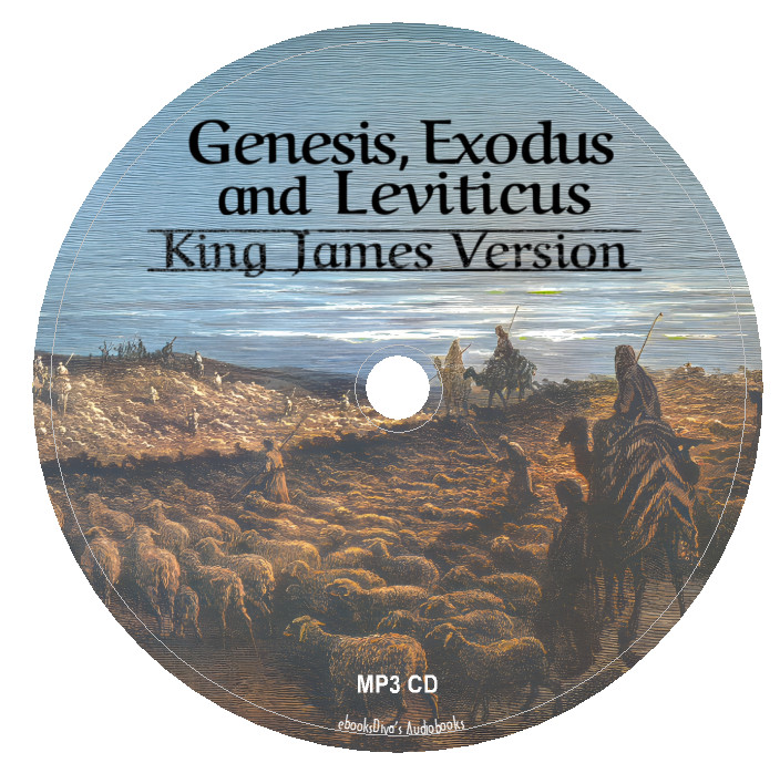 Genesis, Exodus and Leviticus King James Version in 1 MP3 Audio CD
