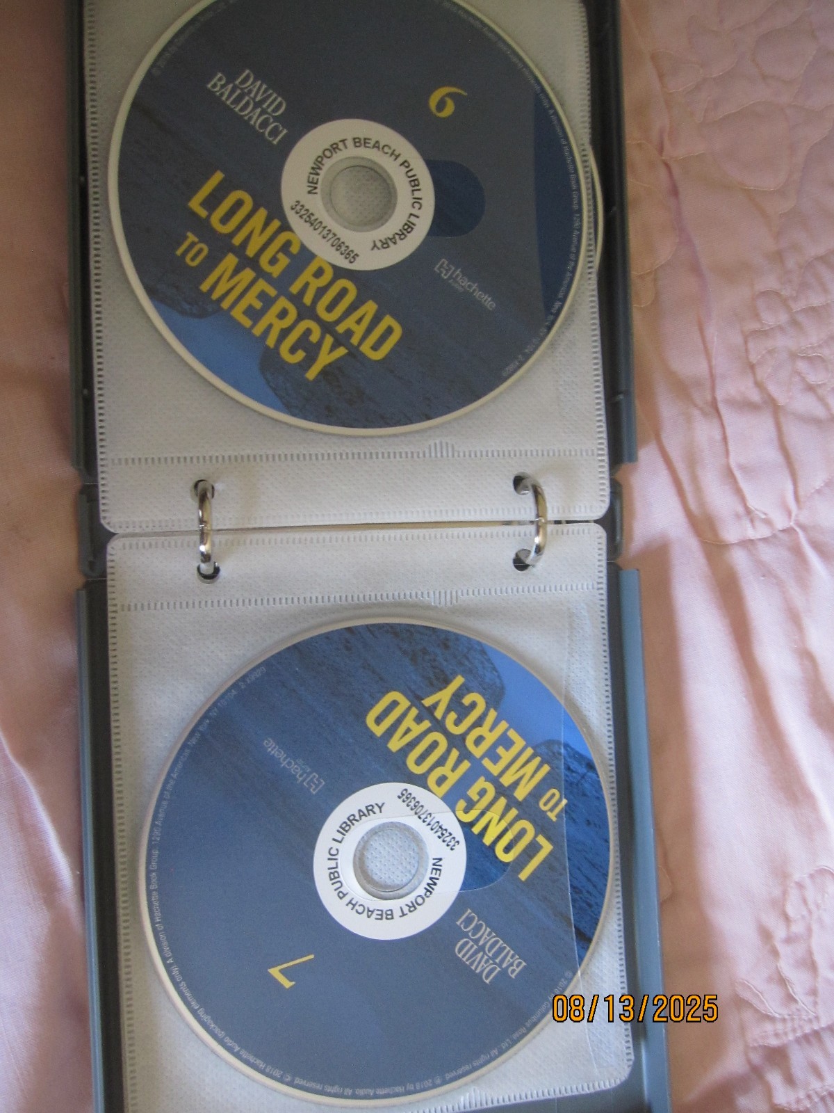 Book on CD, David Balcacci, LONG ROAD TO MERCY, 9 cd’S 11 hrs