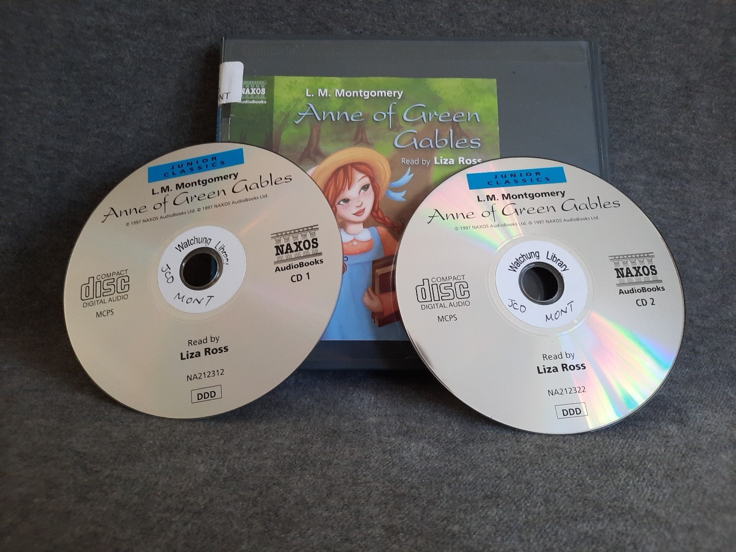 ANNE OF GREEN GABLES, Lucy Maud Montgomery, Audiobook 2 CD Set In Case