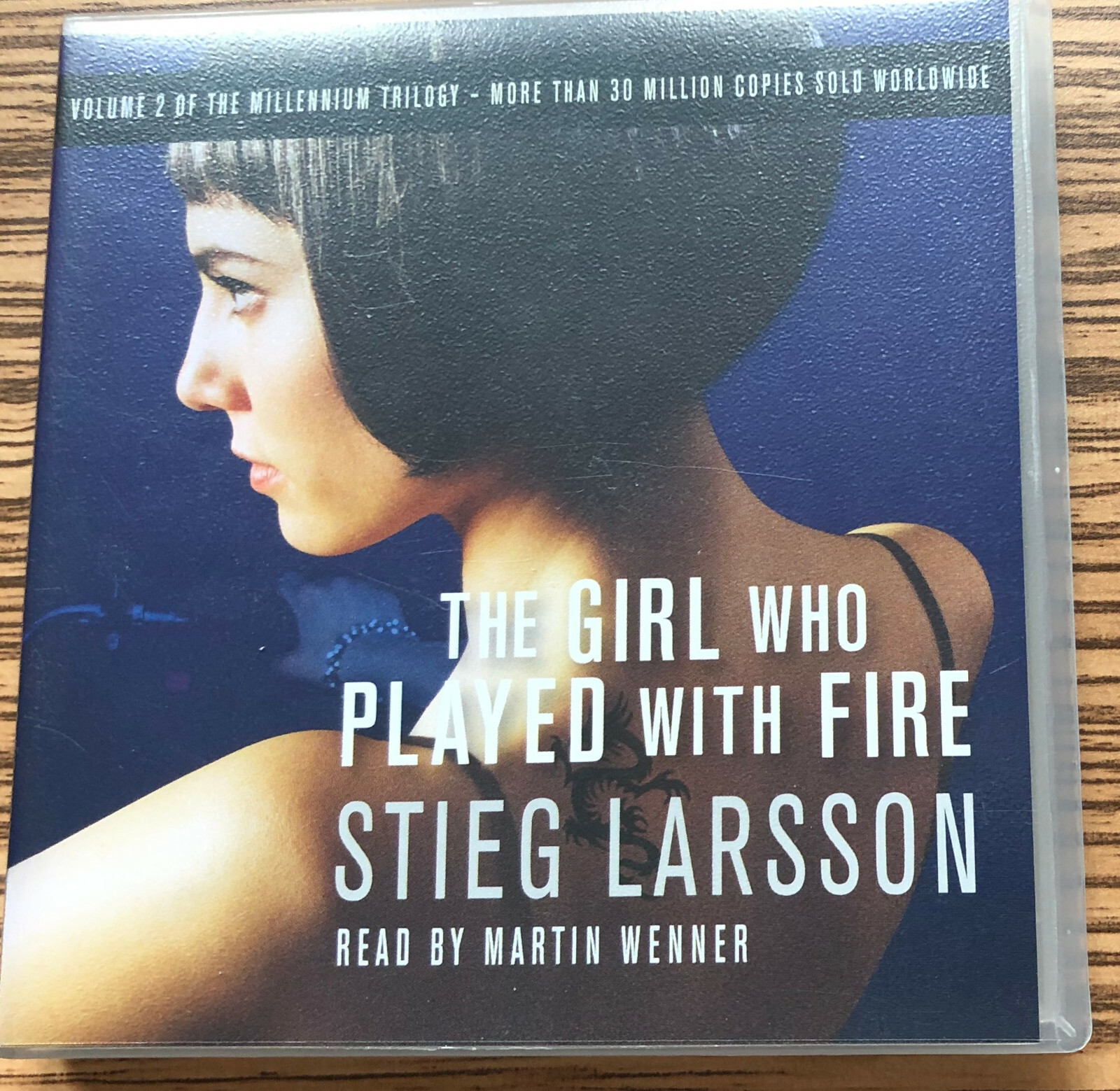 Audio Book STIEG LARSSON The Girl Who Played With Fire on 6 x CDs Martin Wenner