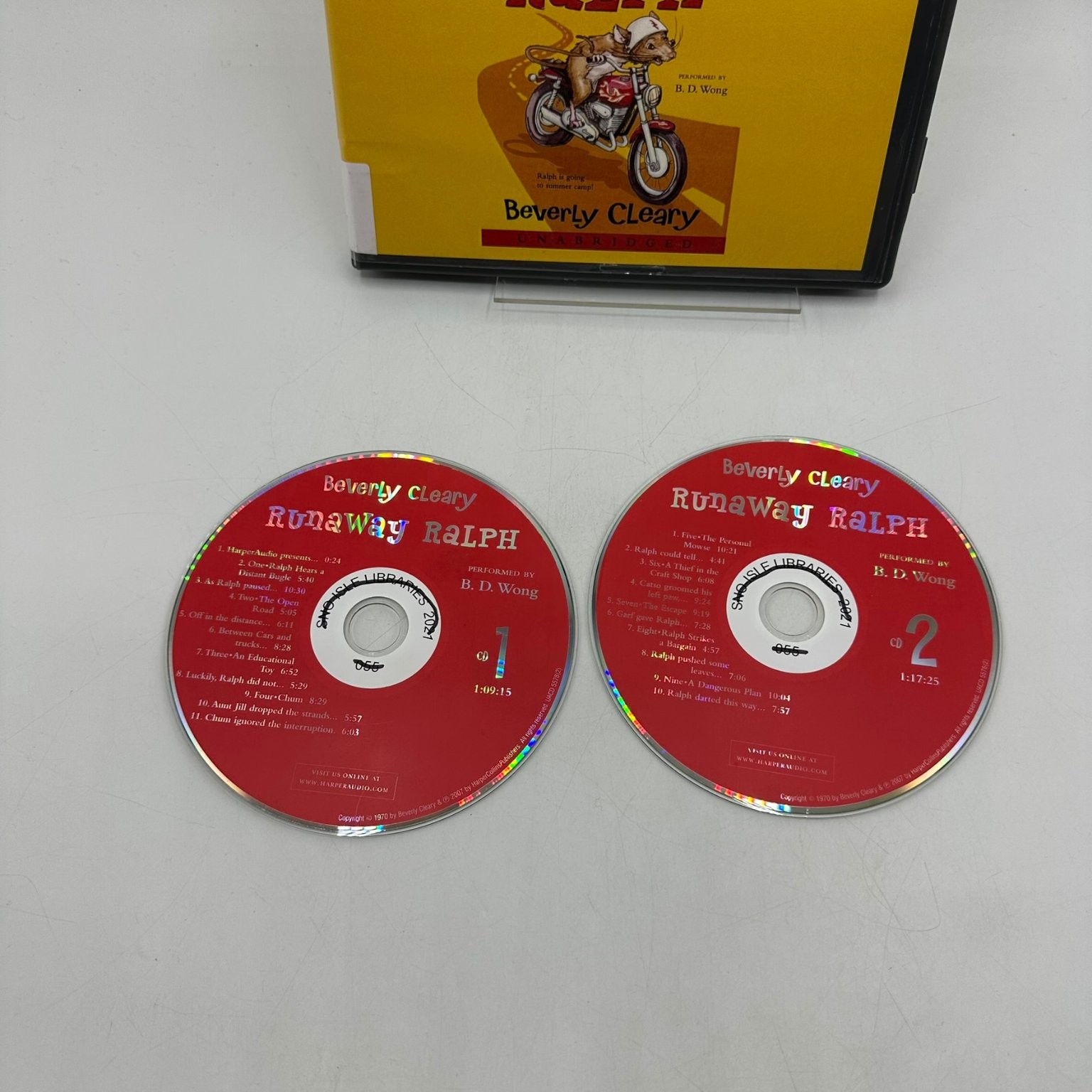 Runaway Ralph by Beverly Cleary Unabridged Audiobook CDs Unabridged 2 Discs