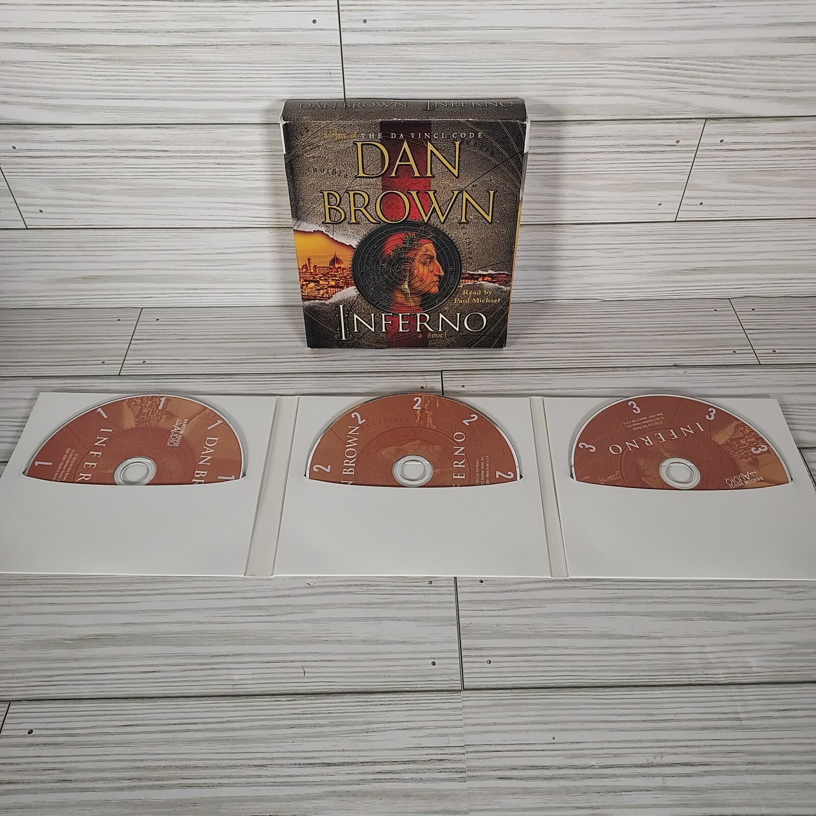 Inferno By Dan Brown 6 CD Abridged Audio Book Read By Paul Michael