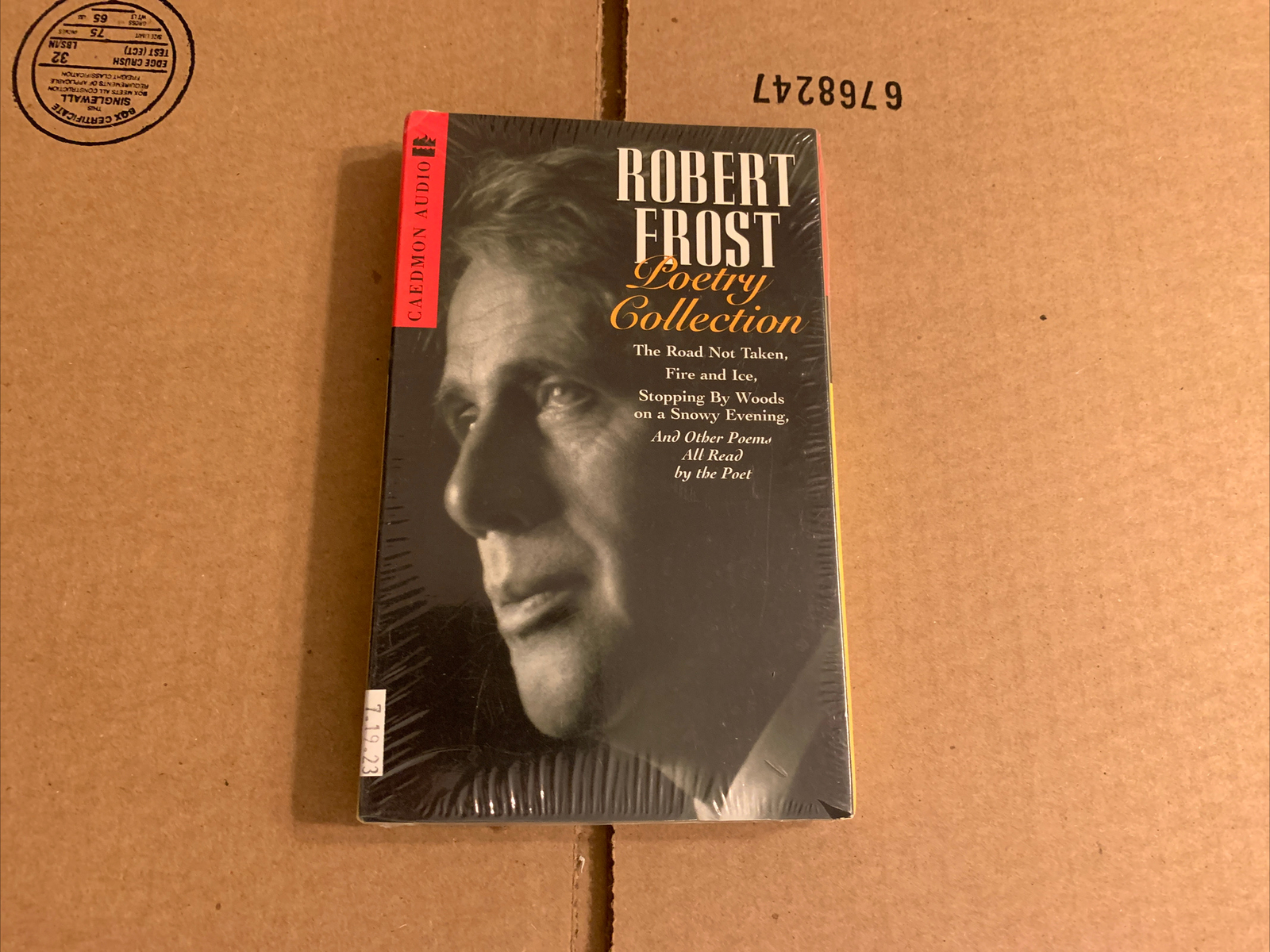 Robert Frost. Poetry Collection. 1999 (audio cassette) — RARE!