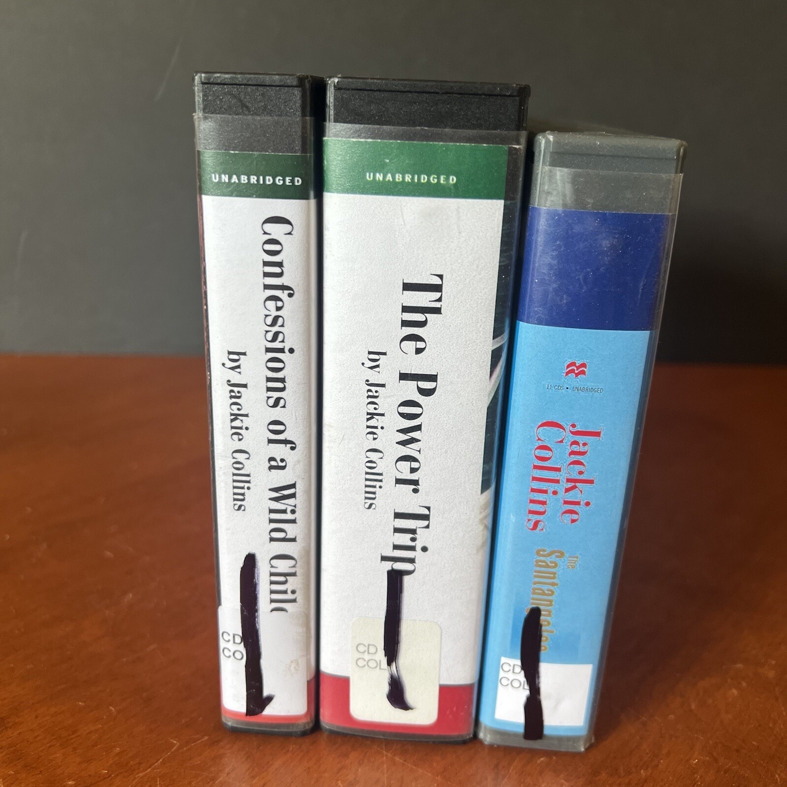 Lot: 3 Jackie Collins Audio Book CD Set The Santangelos Power Trip Confessions