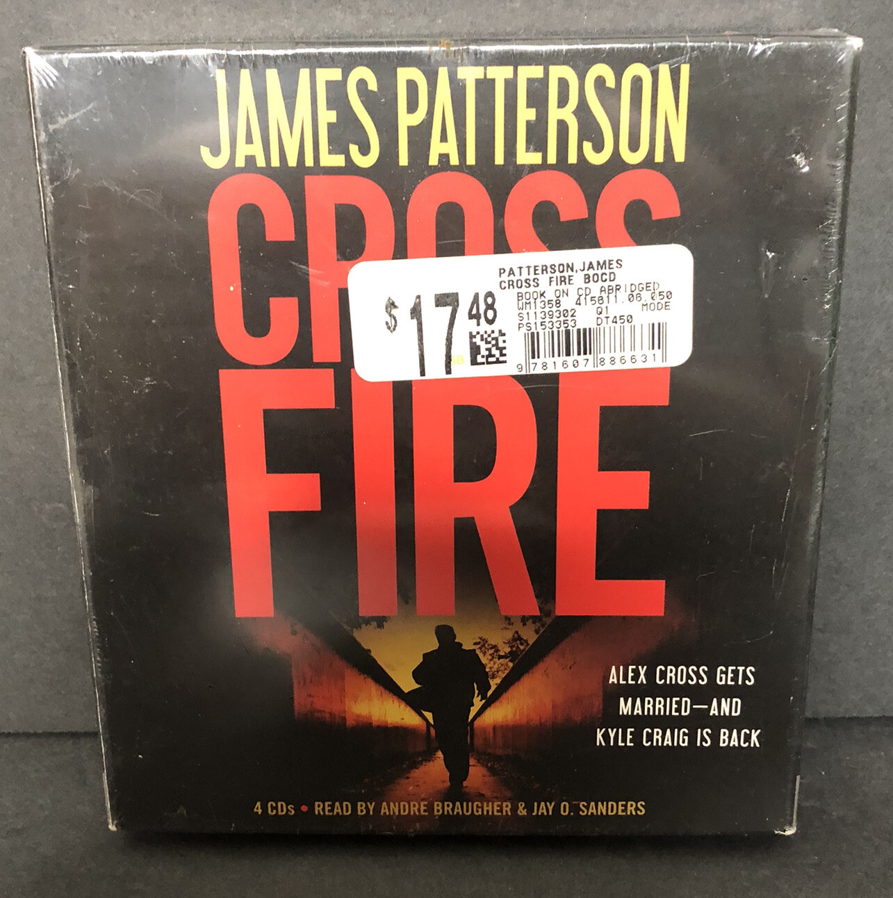 Alex Cross Cross Fire by James Patterson 2011 Abridged on 4 CDs NEW SEALED