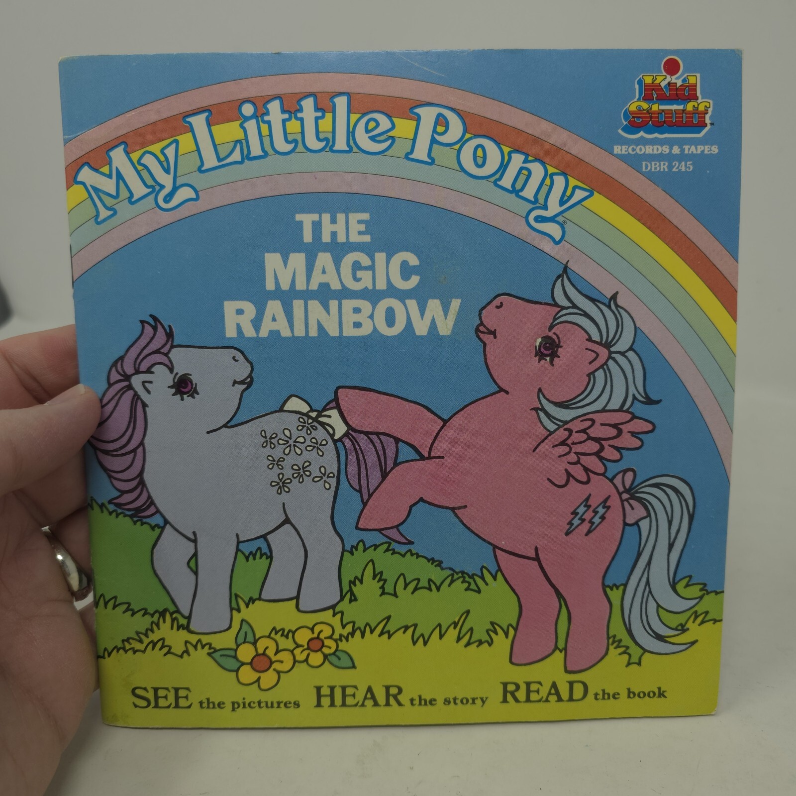 My Little Pony — The Magic Rainbow Book with Record — Read-Along Book 1985