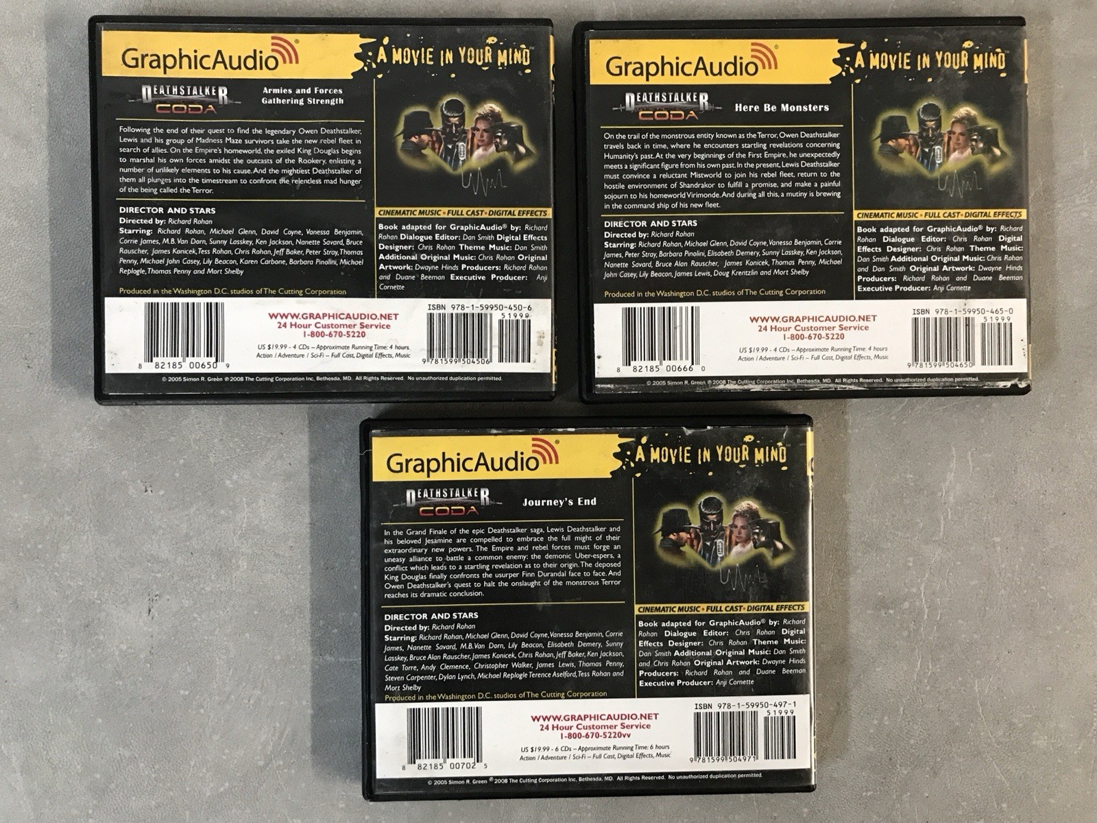 Deathstalker Coda — by Simon R. Green Parts 1-3 GraphicAudio CD Audiobook 14Hrs