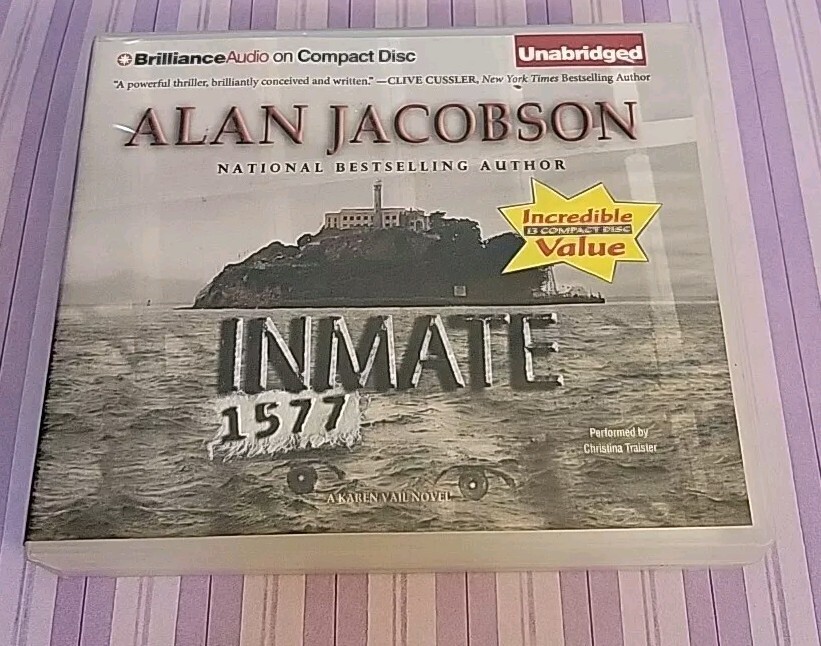 Audiobook CD INMATE Alan Jacobson Karen Vail Series: 1577 2013 Unabridged