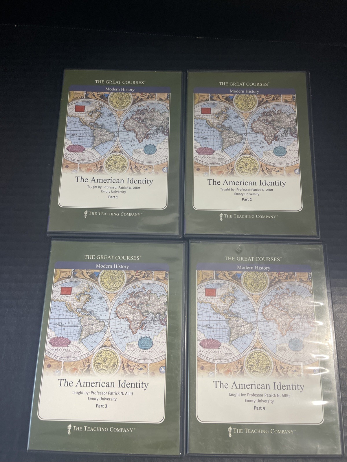 THE AMERICAN IDENTITY Parts 1-4 THE GREAT COURSES CDs
