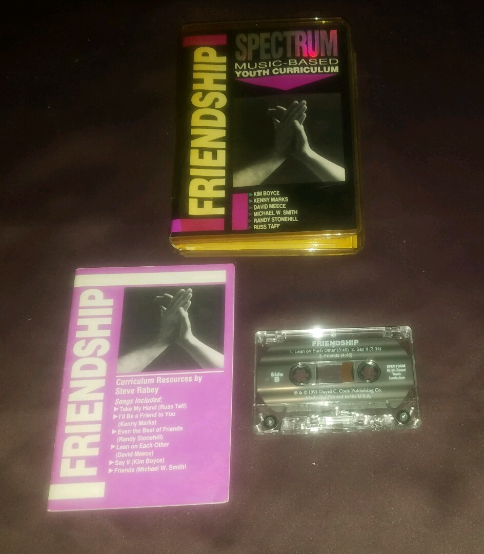Spectrum Friendship Music-Based Youth Curriculum cassette w/ booklet religious