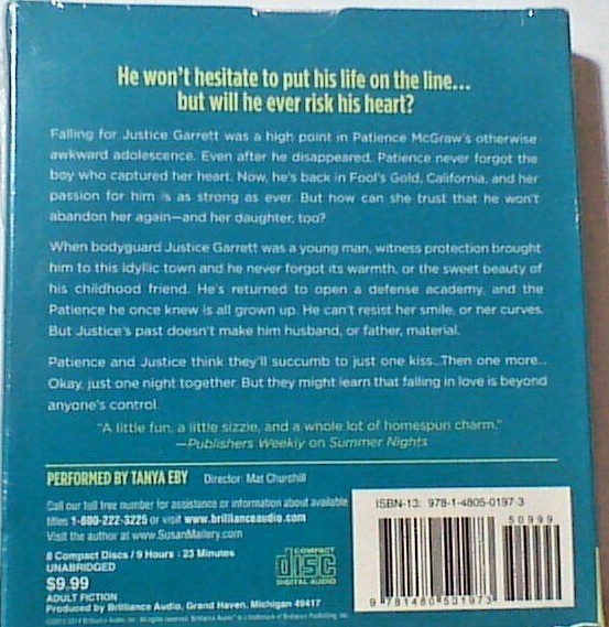 NEW *Sealed* AUDIO BOOK on CDs JUST ONE KISS Susan Mallery