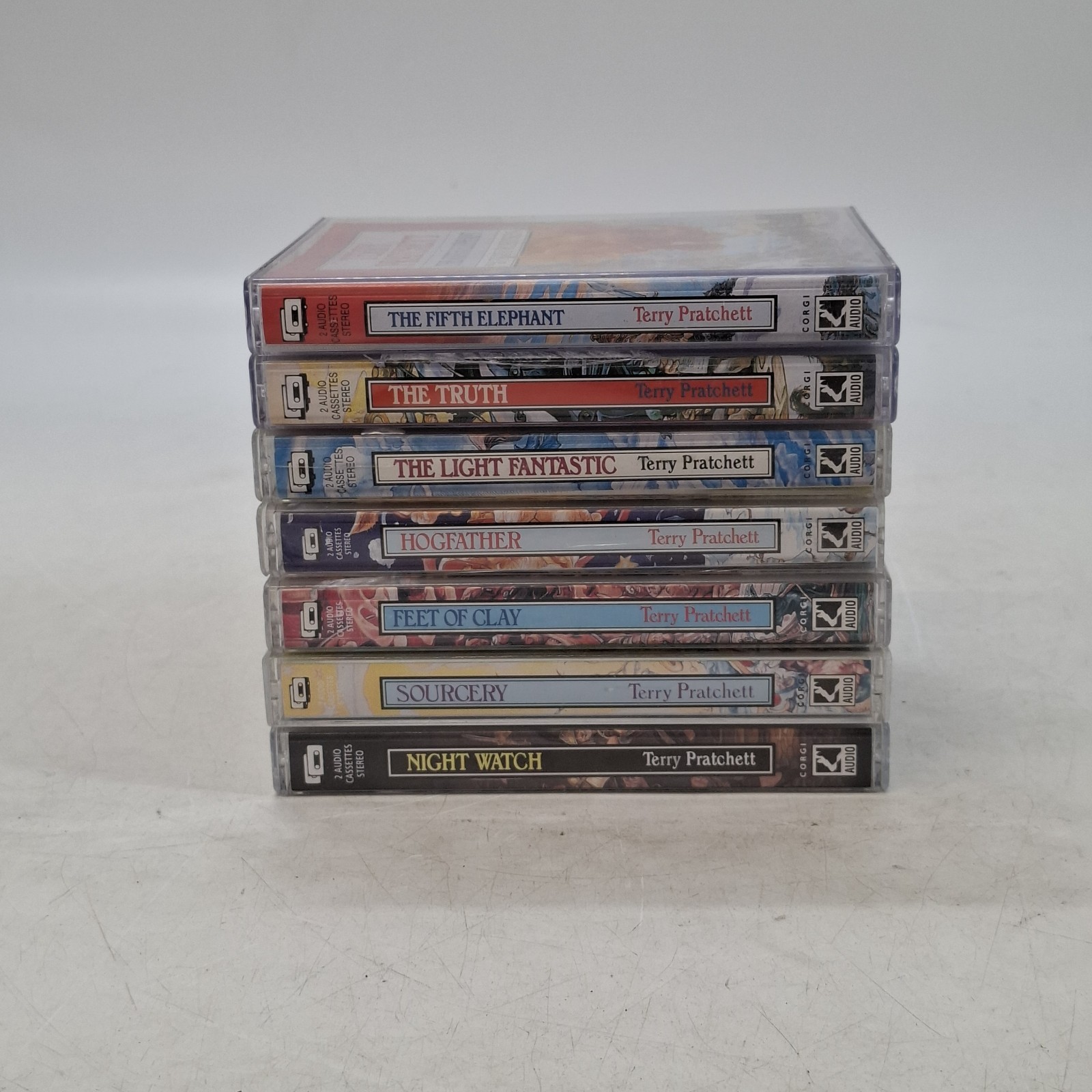 Terry Pratchett Discworld Cassette Audiobook Bundle Joblot 7 Books Tony Robinson