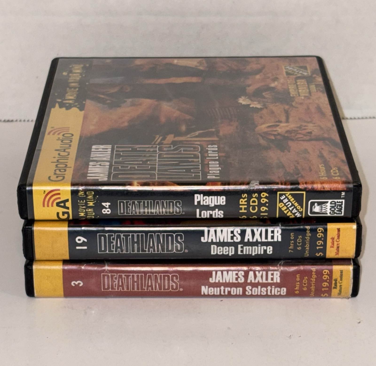 Death Lands — Deep Empire Neutron Solstice Plague Lords 3 Graphic Audio CD Books