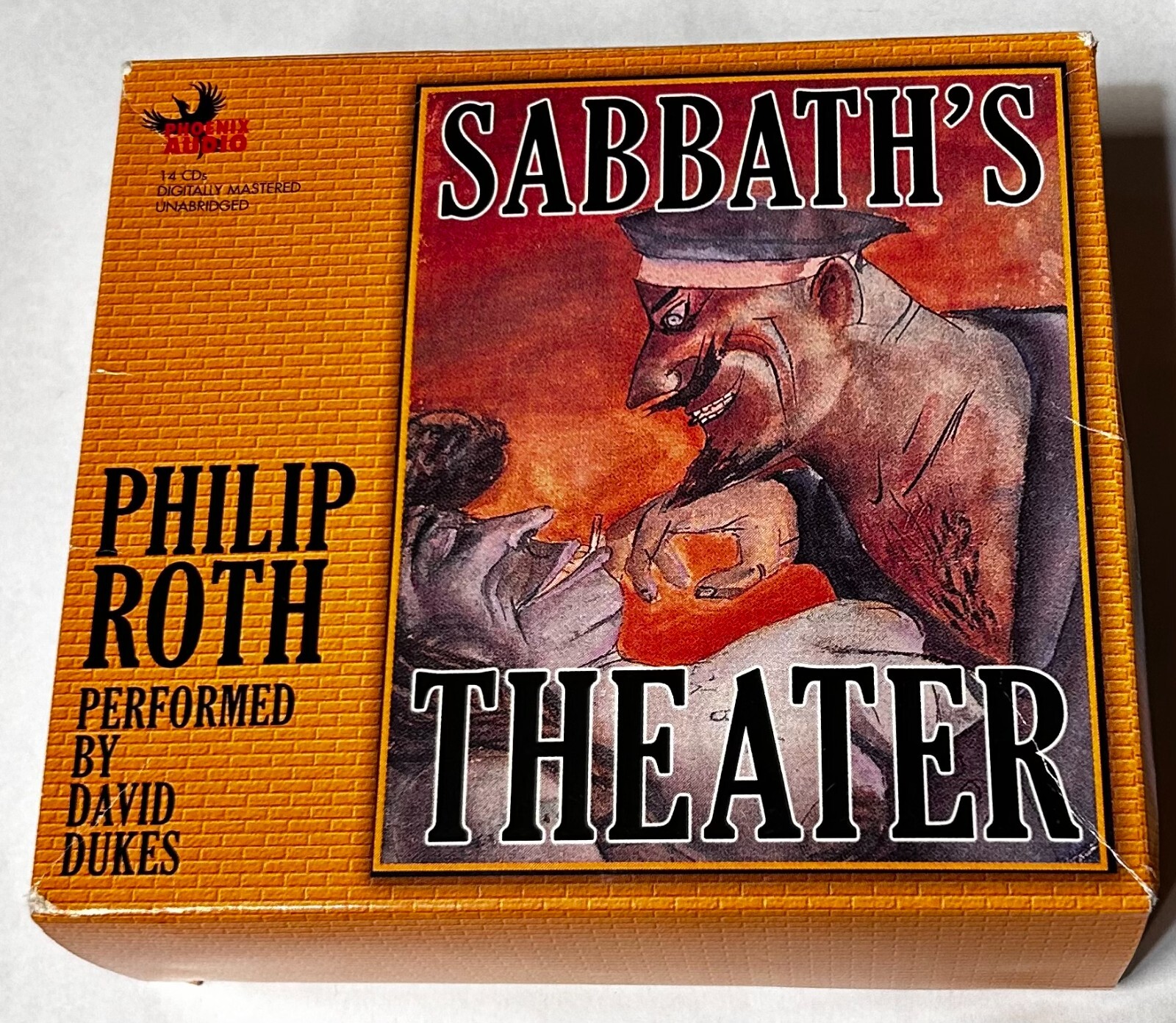 Philip Roth Sabbath’s Theater by David Dukes 14 CD Set Unabridged