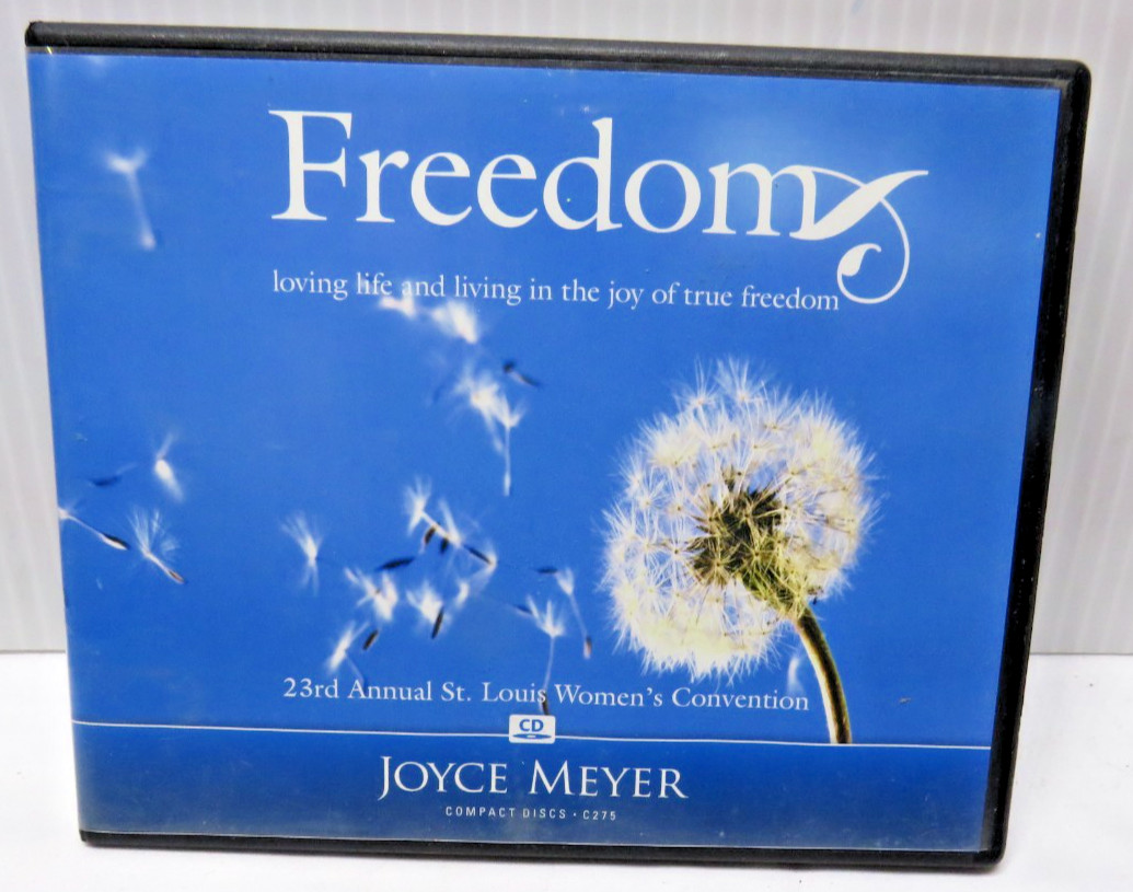 Joyce Meyer Ministries Freedom Loving life and living 4 Audio CD Set