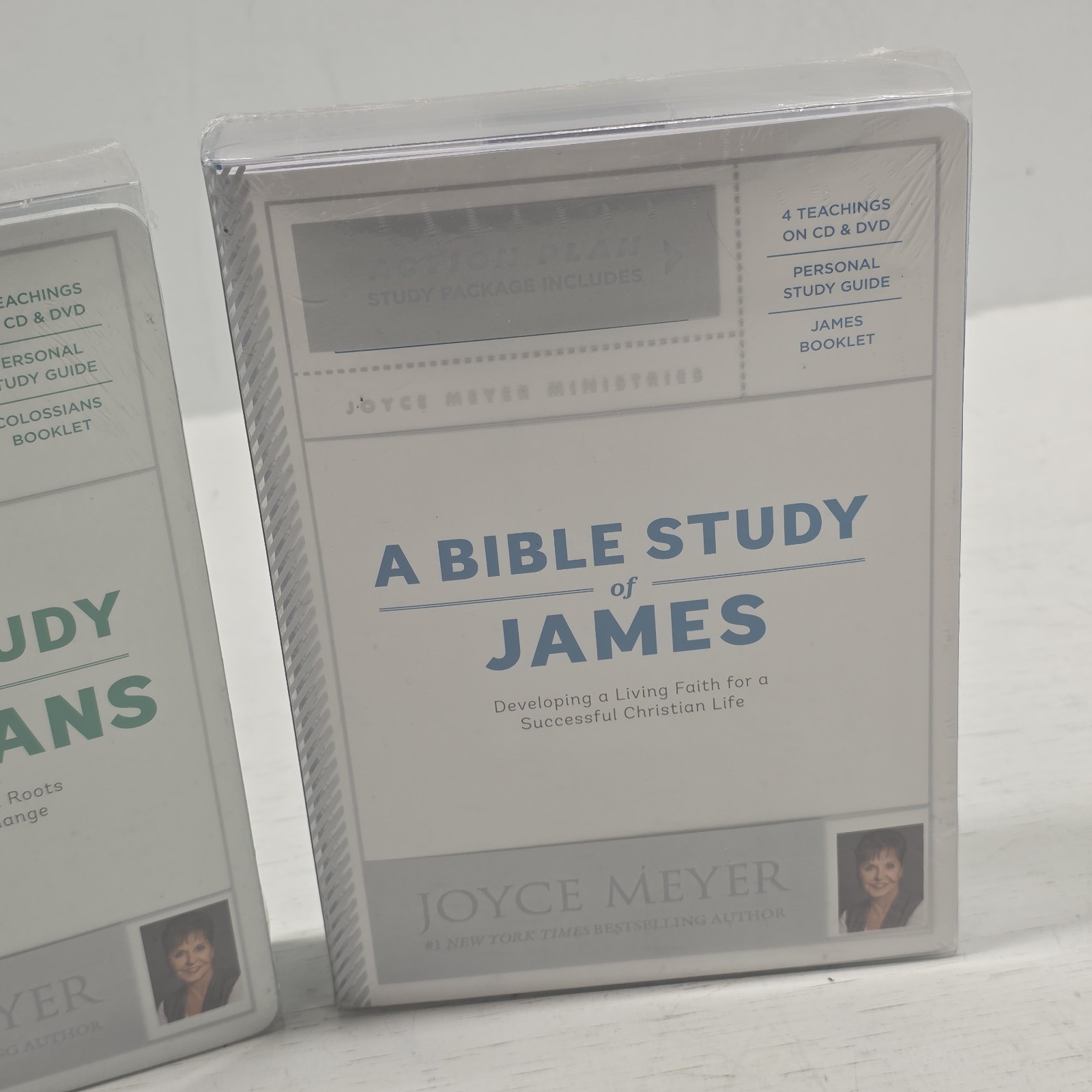 Joyce Meyer Bible Study of Colossians & James Teachings CD & DVD Set Study Guide