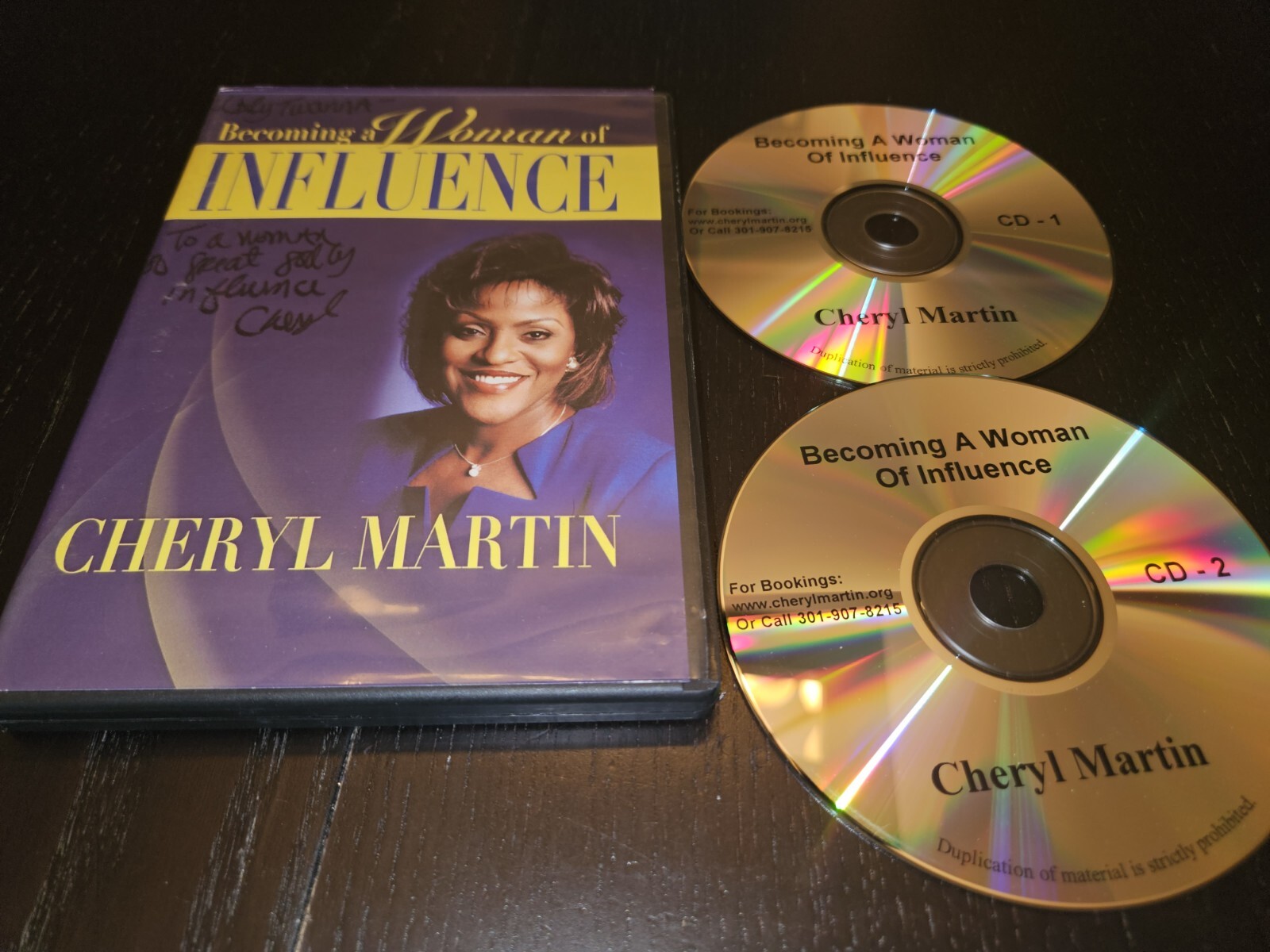 Becoming a Woman of Influence Cheryl Martin 2 CD Teaching