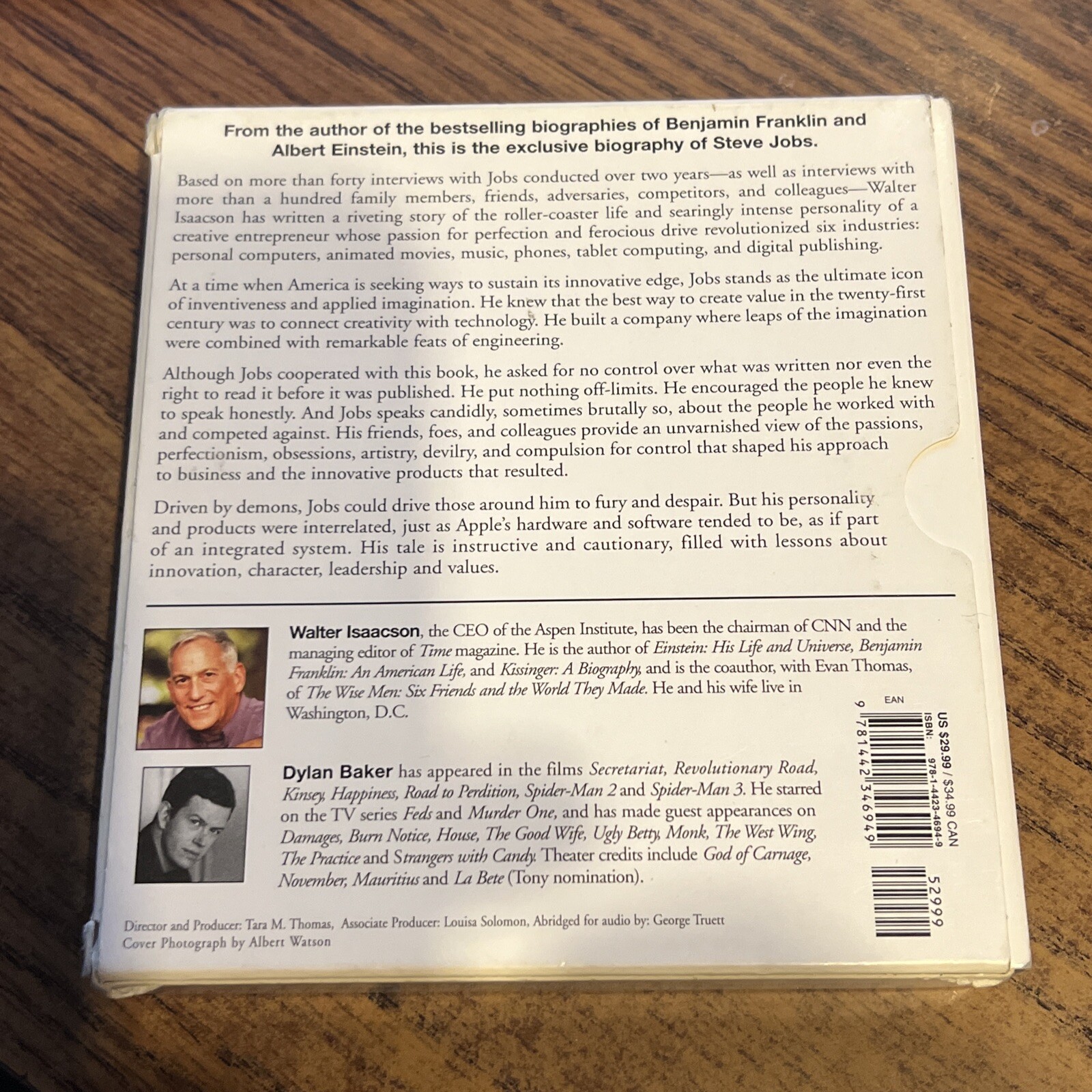 AUDIOWORKS — Steve Jobs by Walter Isaacson — 7 CD — unabridged — GREAT CONDITION