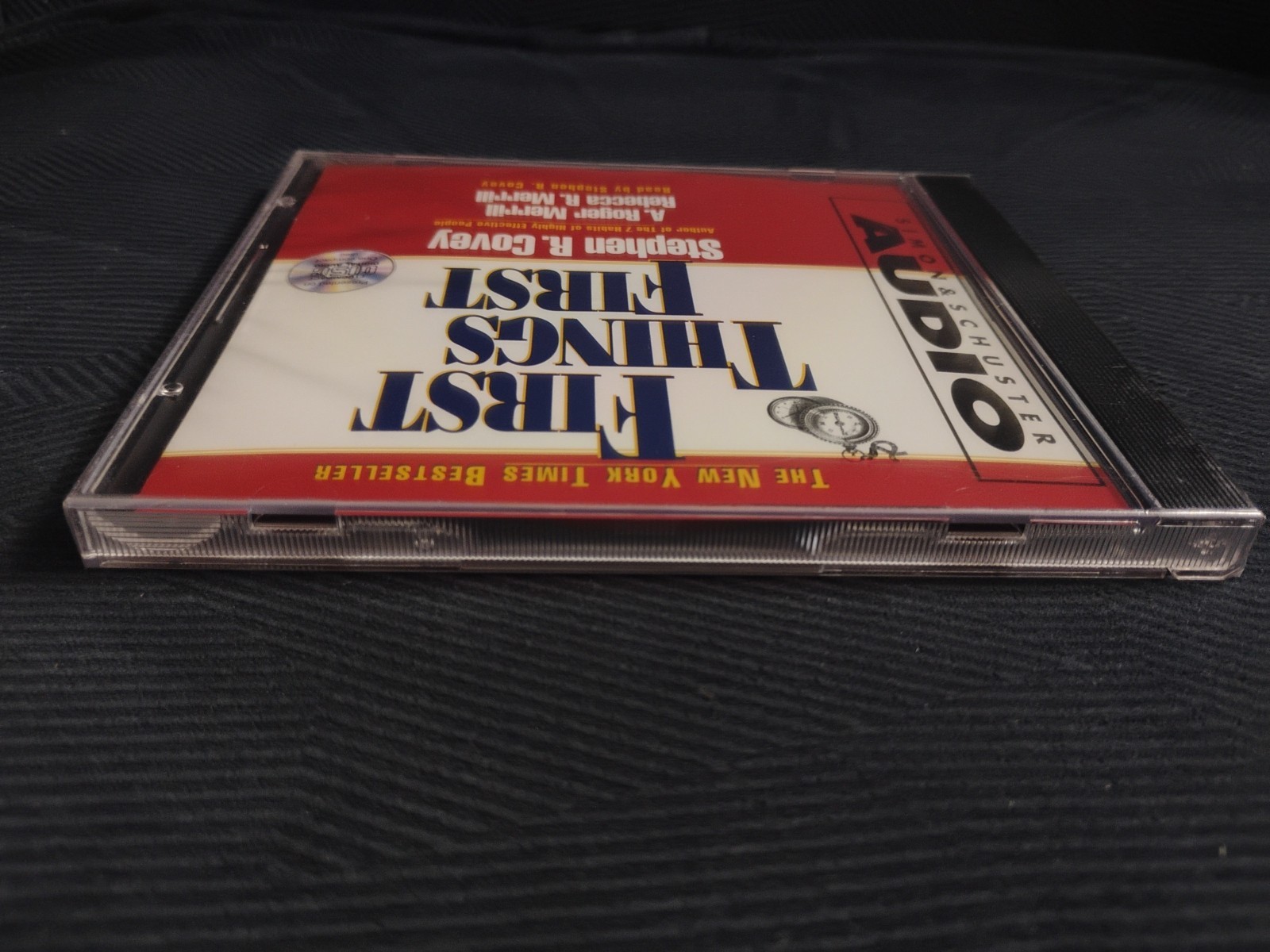 FIRST THINGS FIRST (1999) by Stephen R. Covey — CD Audiobook — Factory Sealed!